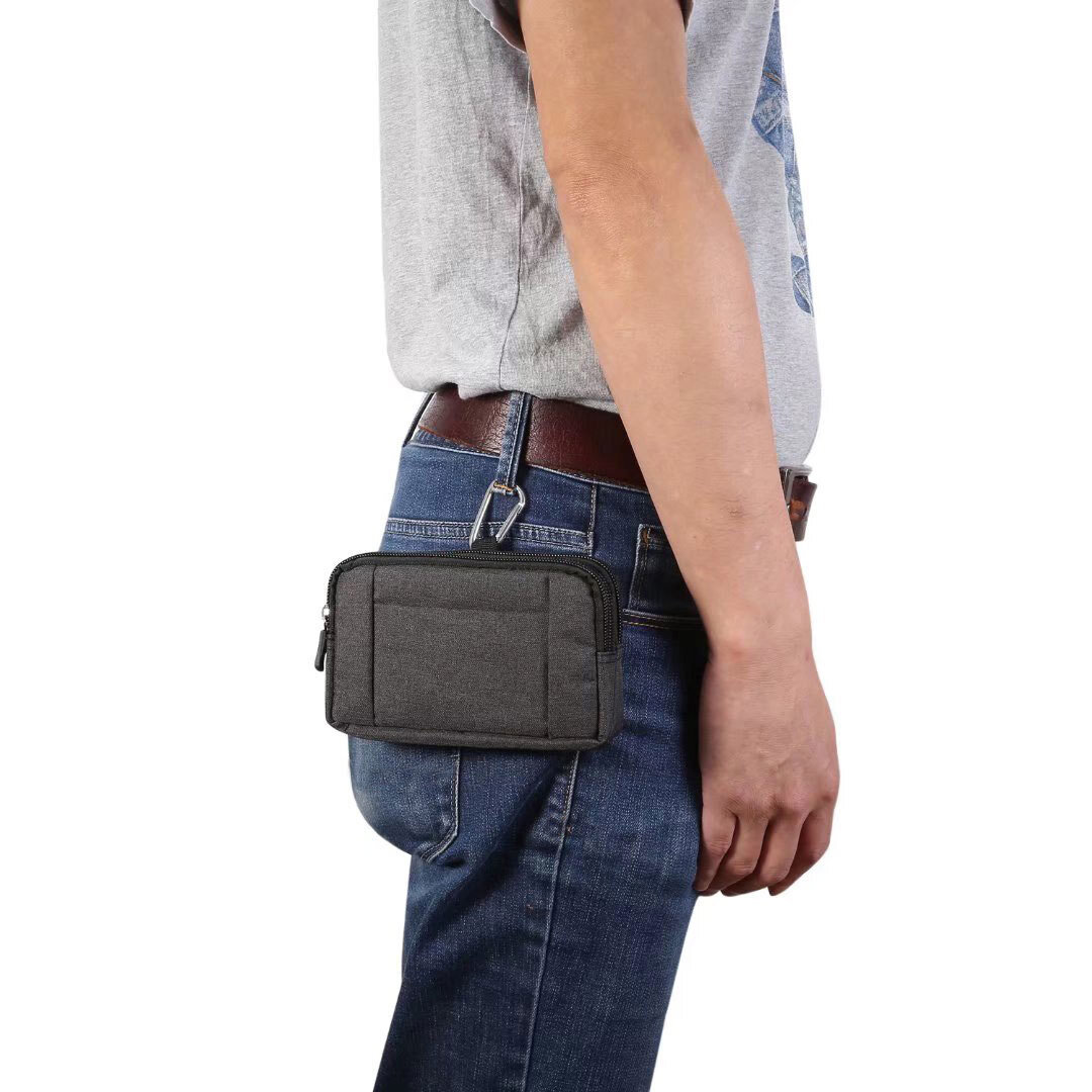 Super Slim Denim Phone Pouch for iPhone 13 12 11 Pro Max XR Samsung S22 A53 A82