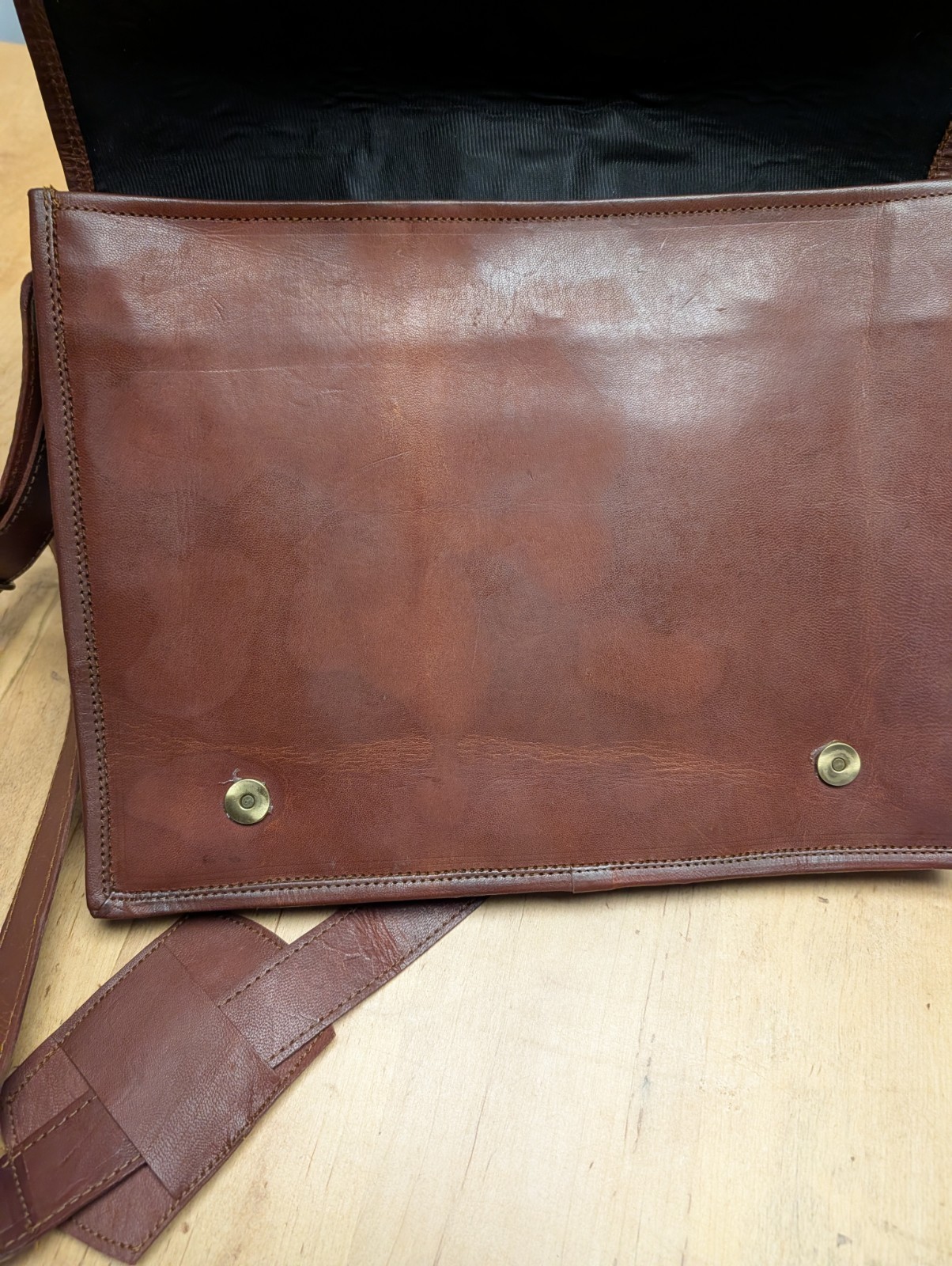 Emerson Leather Saddle Bag Work, Computer New