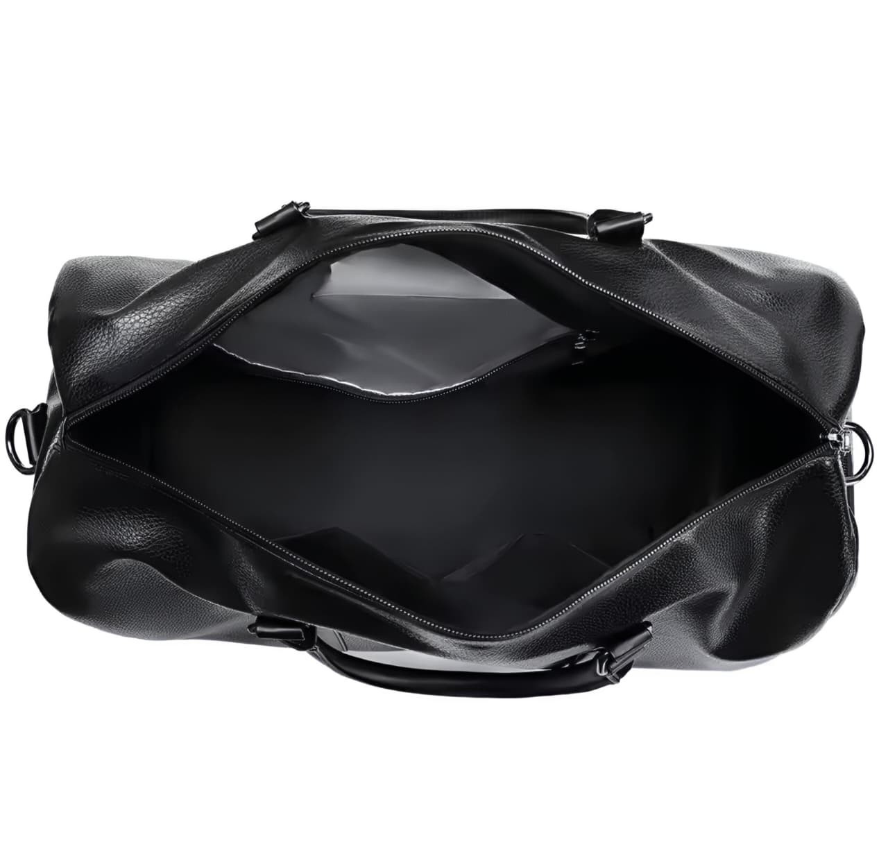 Large PU Leather Duffel Bag Waterproof Travel Luggage Sports Gym Motorcycle New
