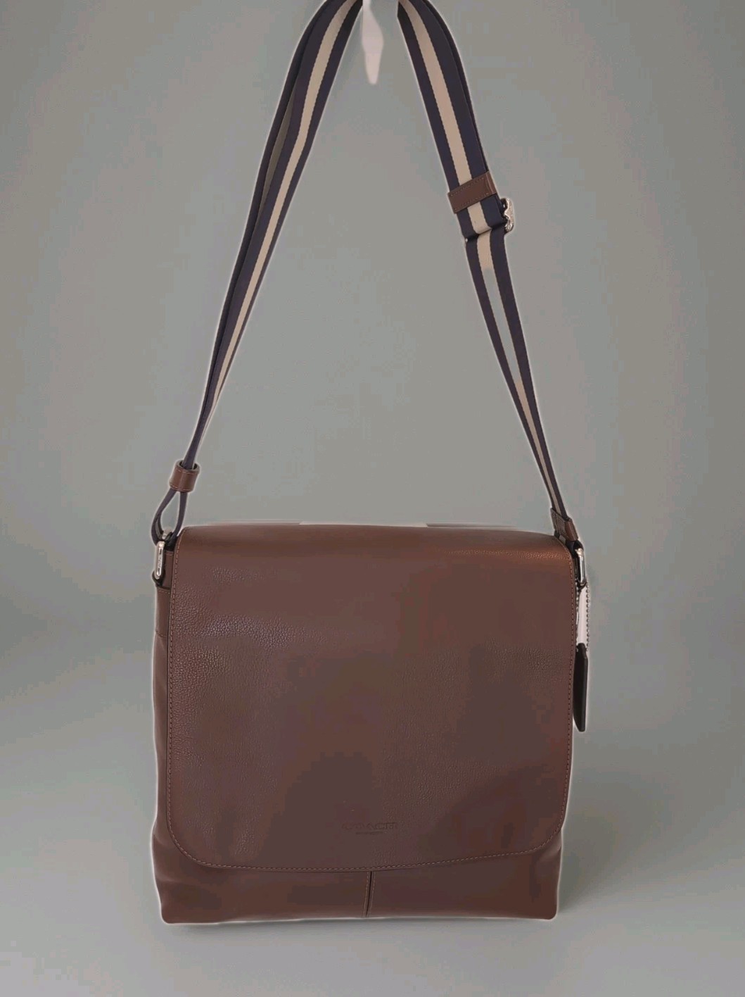 Coach Charles Large Brown Leather Men’s Messenger Bag NWOT F72362