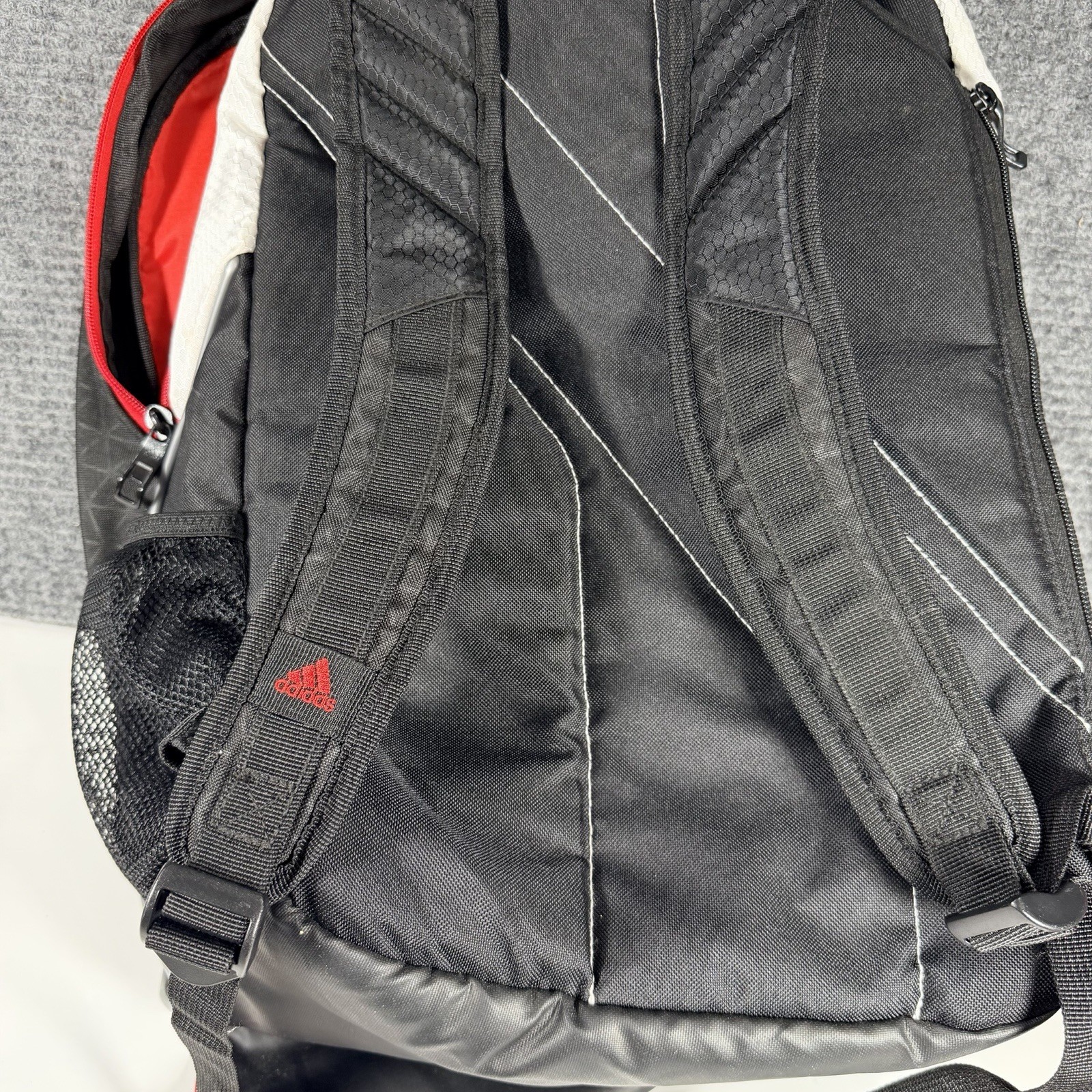 Adidas Striker Backpack Black White Red FreshPAK Sports Soccer School Laptop Bag