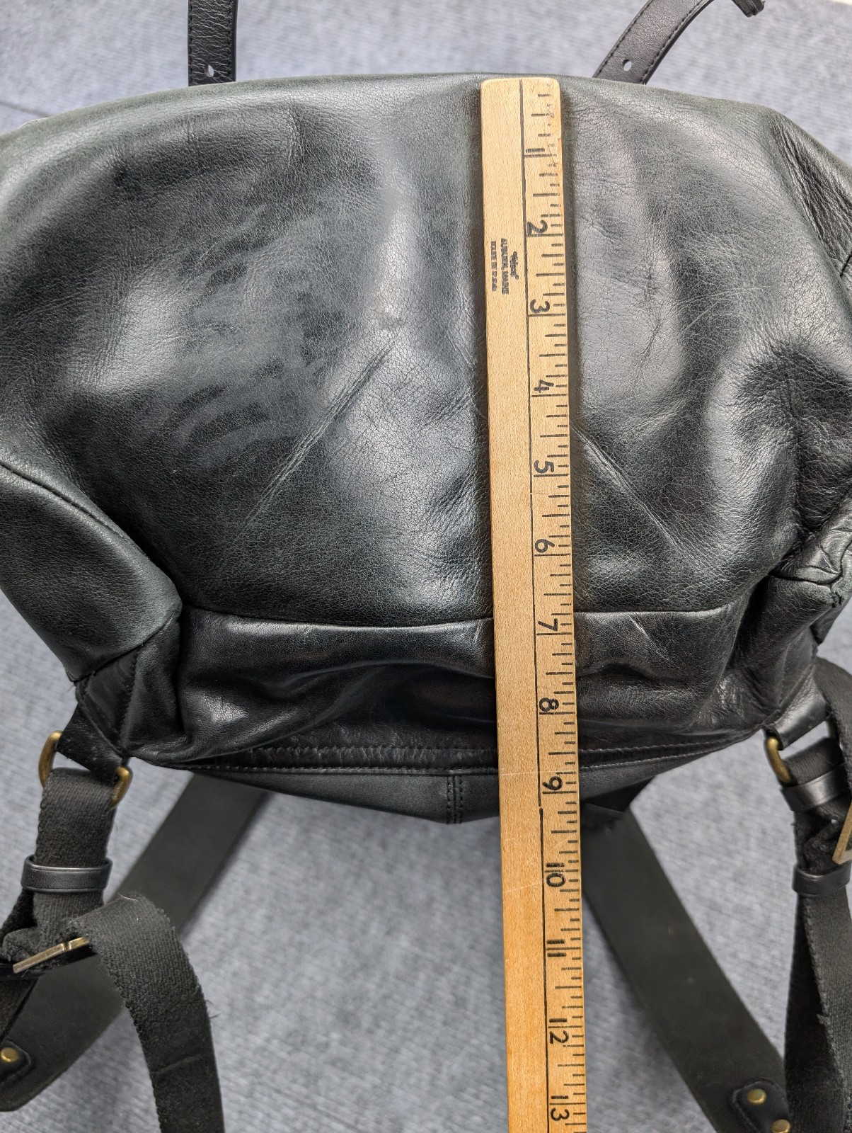 Coach Bleecker Backpack Rucksack Soft Leather Faded Black Timeless Vintage Bag