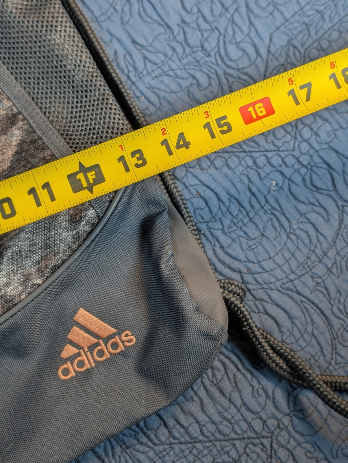 adidas Alliance II Sackpack Drawstring Bag in Jersey Onix Grey/Rose Gold