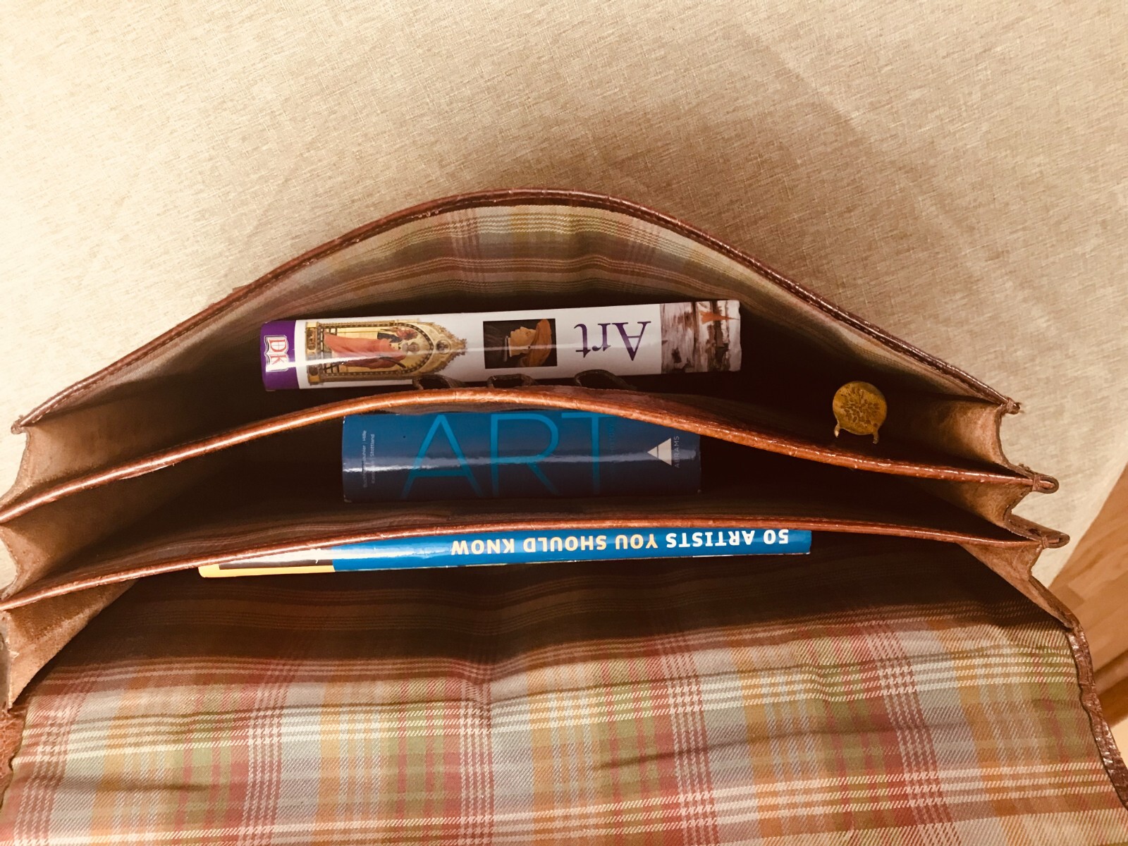 MULBERRY Vintage Brown Congo Leather Briefcase / Messenger Bag – ENGLAND