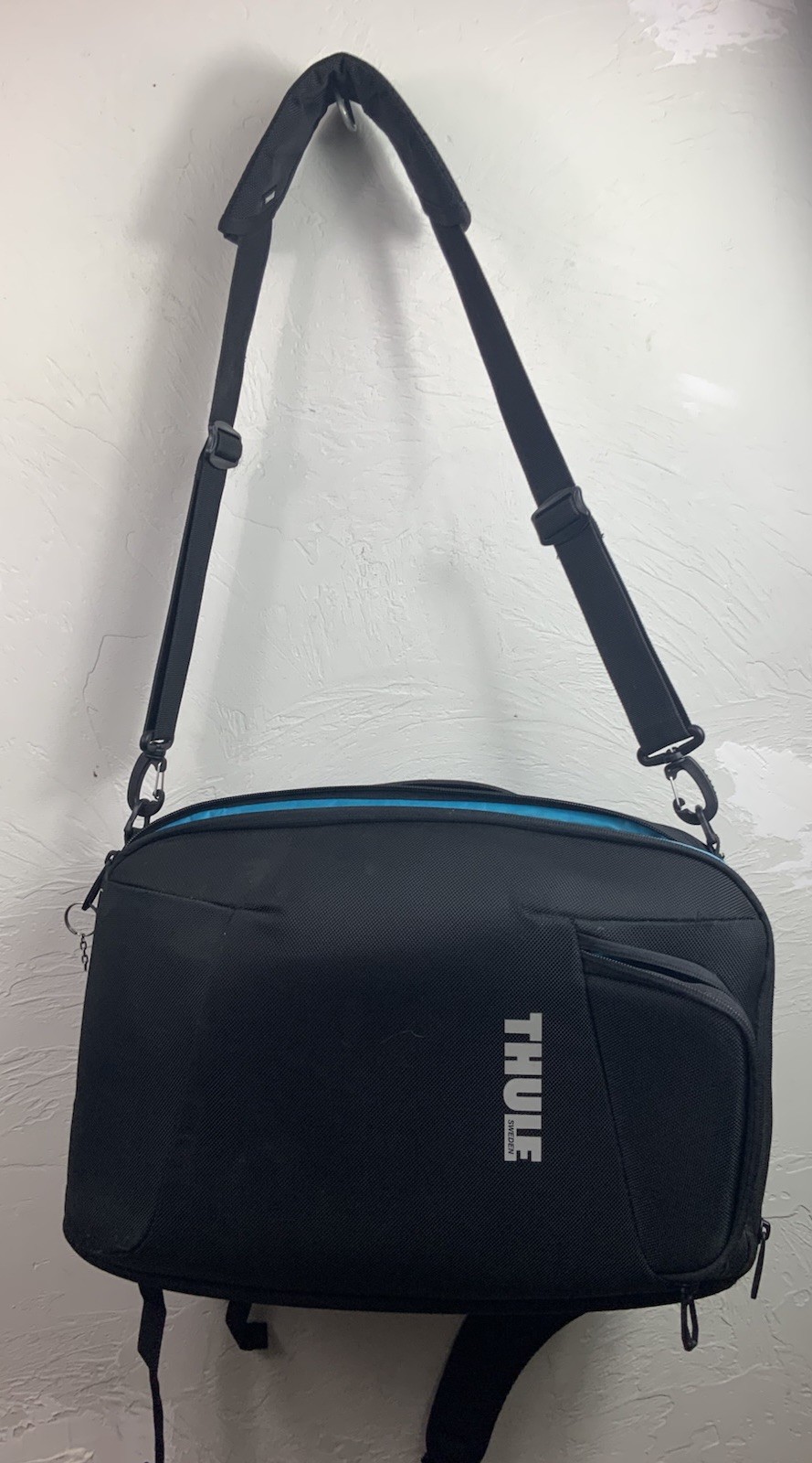 Thule Convertible Laptop Bag Briefcase Backpack Black Business