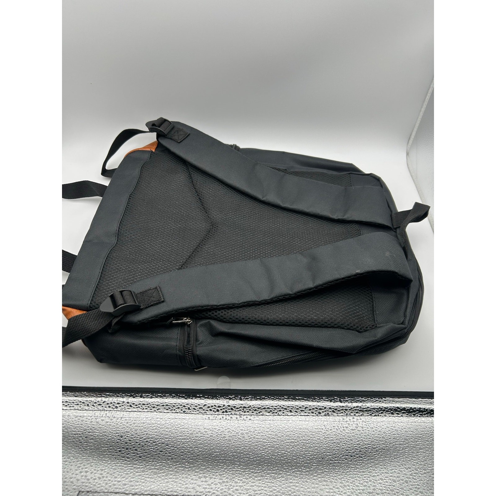 Cookies Backpack Black Brown Multi Pocket Laptop Travel Bag Streetwear