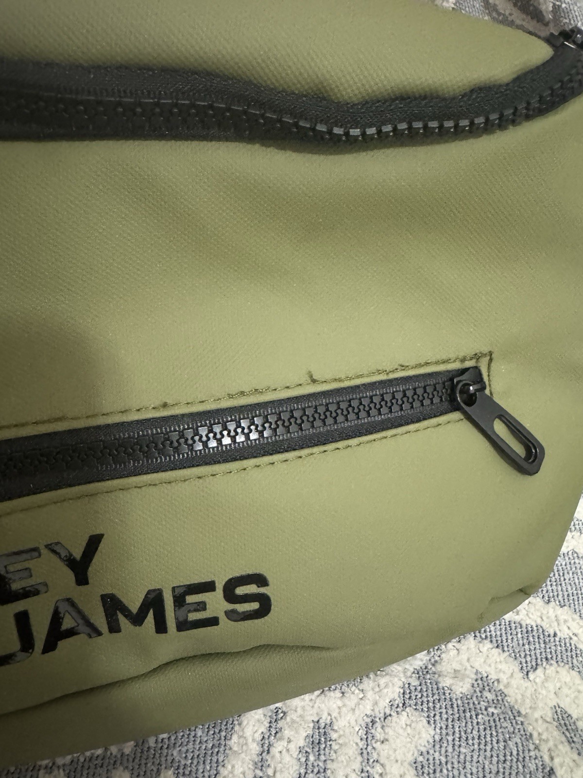 New Atley James Harmon Sling Bag Crossbody Belt Bag Fanny Pack Olive Green Mens