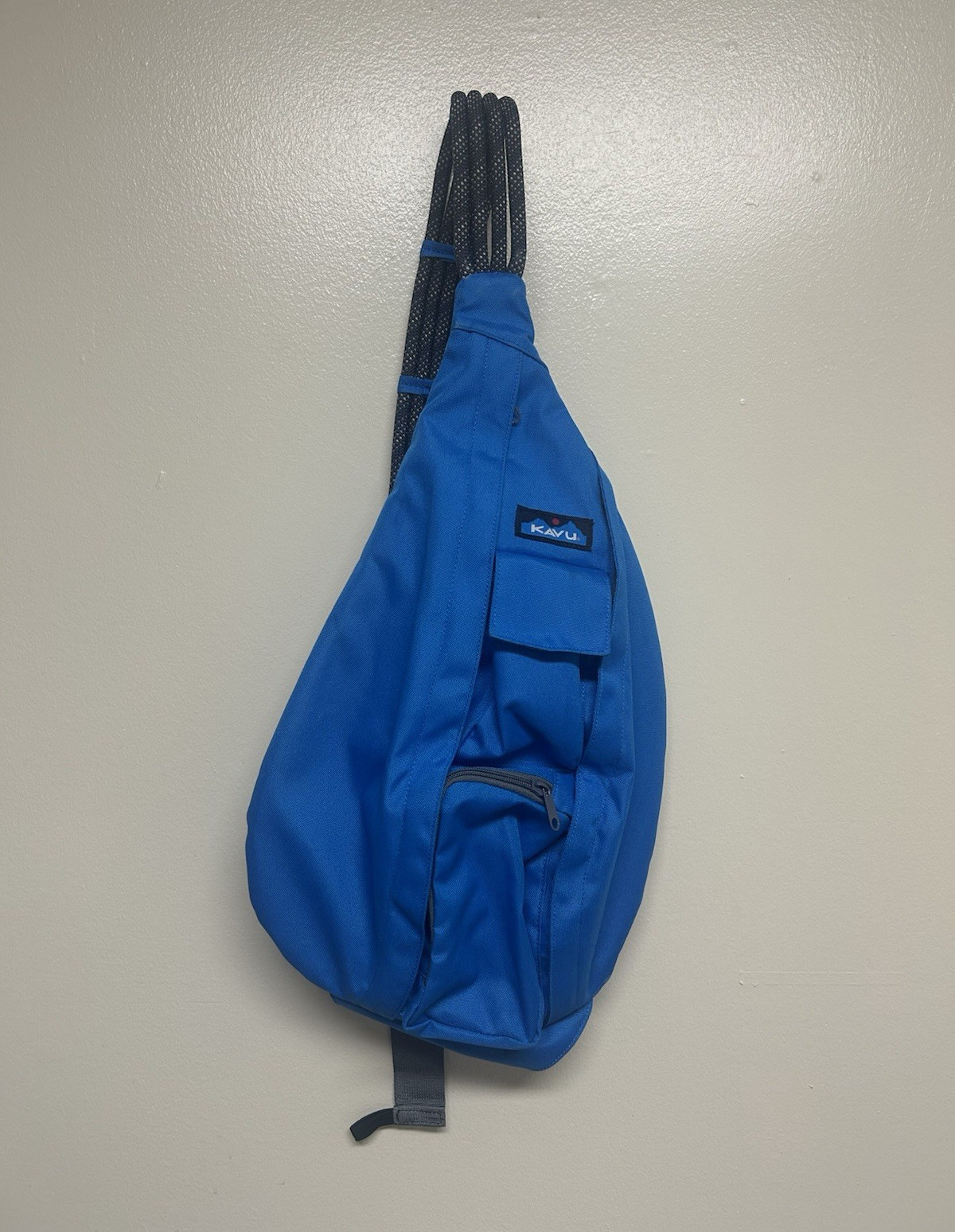 KAVU Bright Blue Sling Bag Adjustable Shoulder Strap