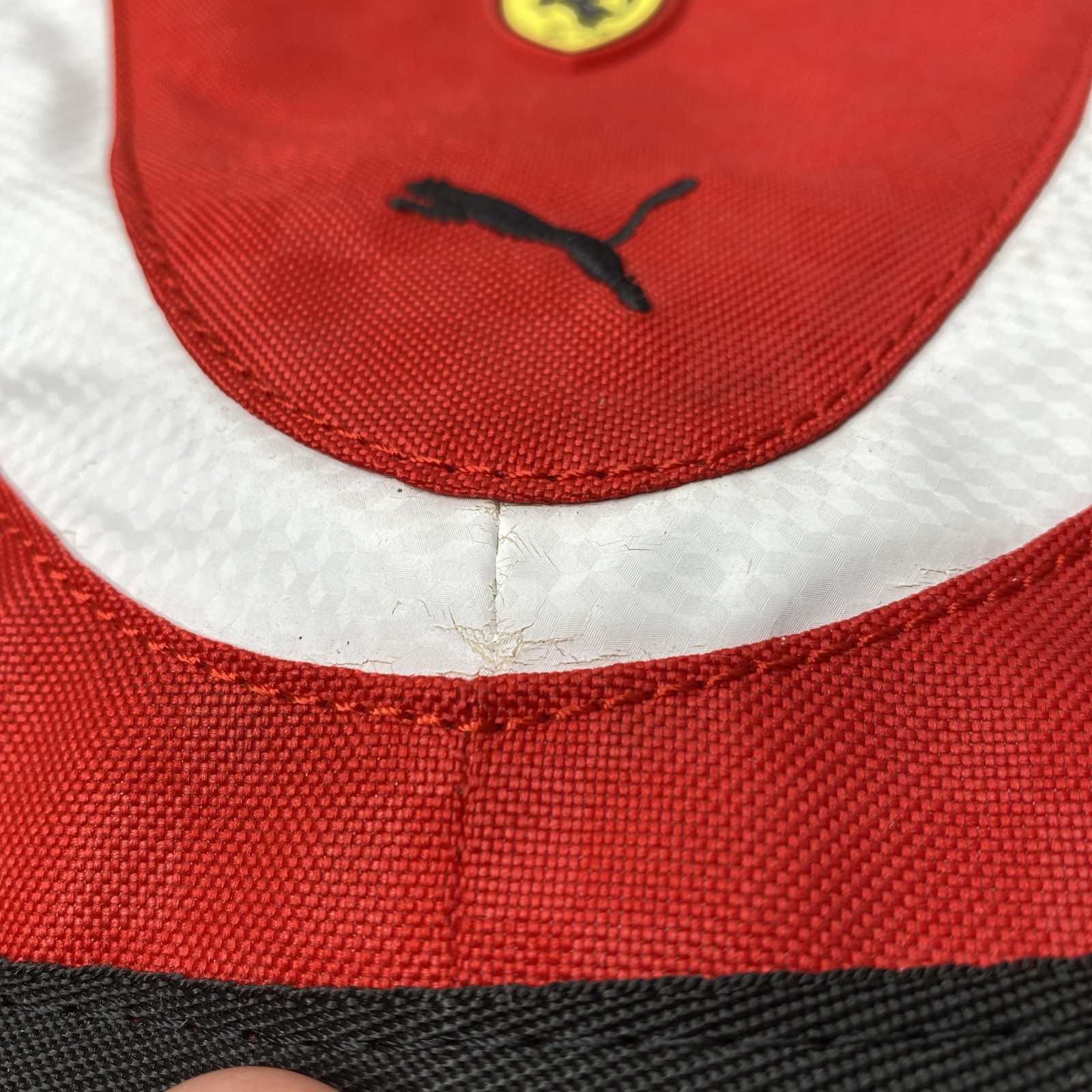 PUMA Official Ferrari Men’s Crossbody Bag Brand – Pre-Owned Black Red White
