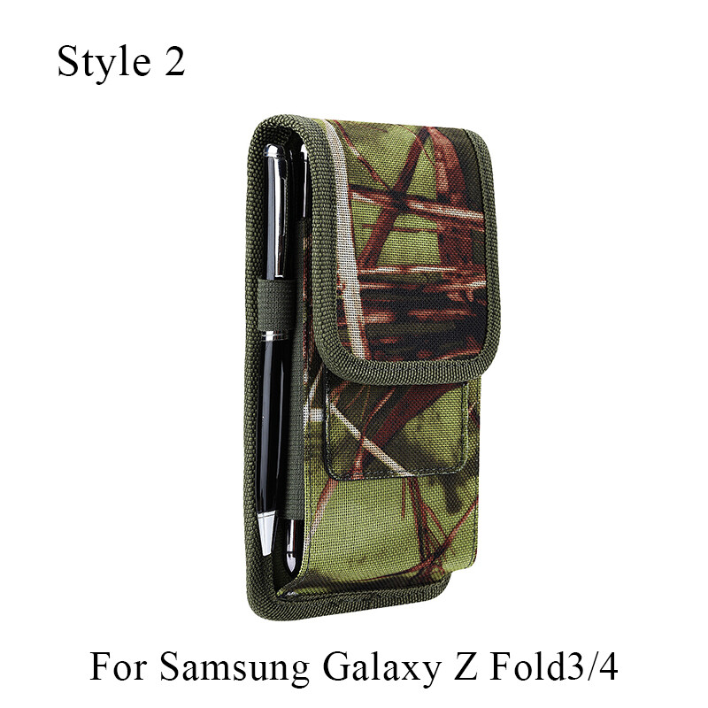 For Samsung Galaxy Z Flip 3/4 Soft PU Oxford Cloth Rugged Case Protective Cover⇓