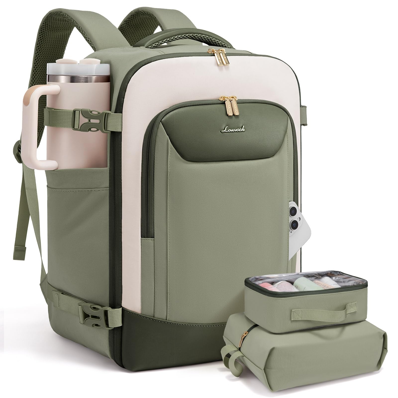 40L Travel Backpack for Women Men, Large Carry on Backpack for Airplanes TSA …