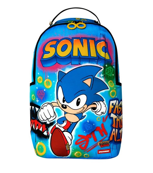 SPRAYGROUND SONIC ON THE RUN 91 BACKPACK B9138 NEW IN BAG WITH TAGS