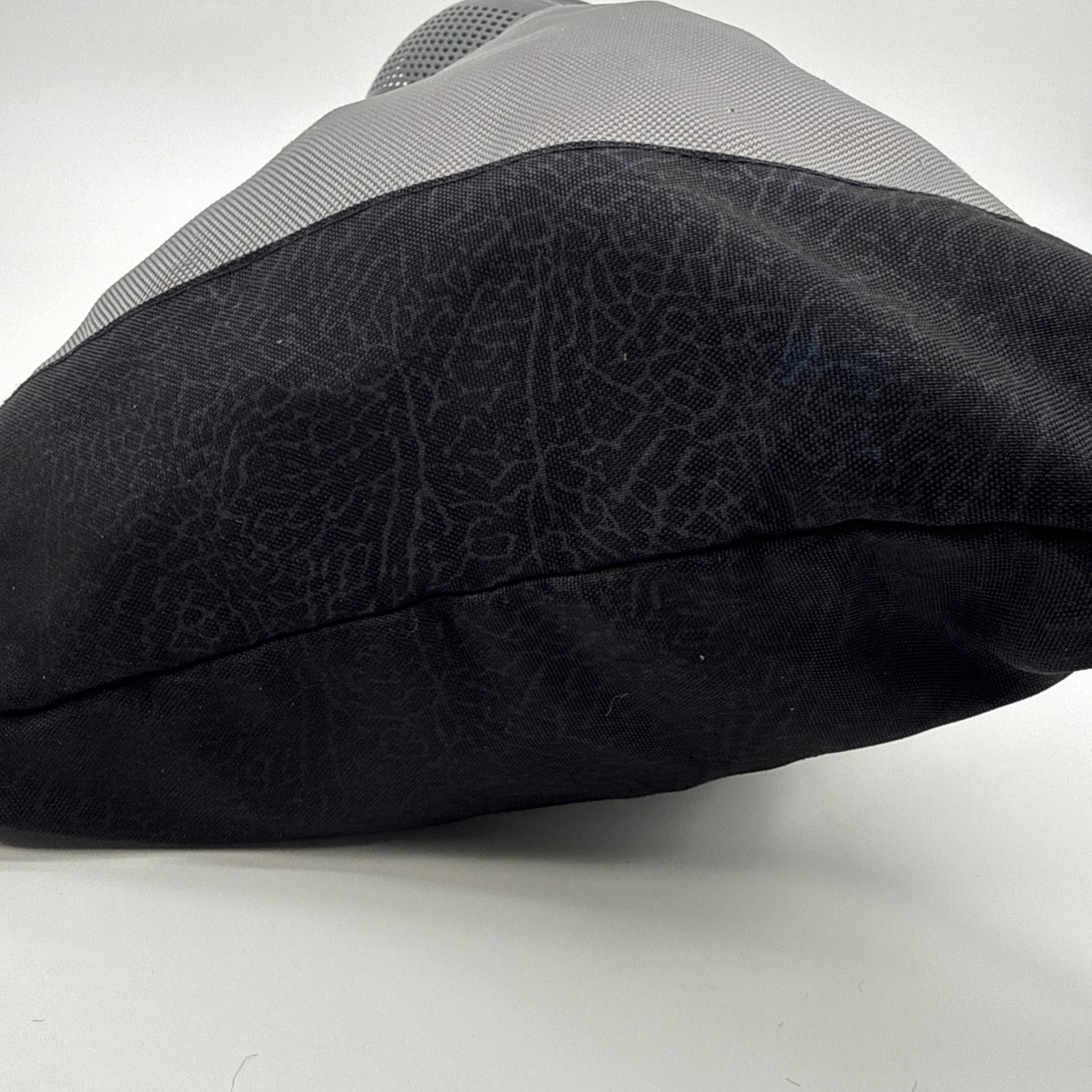 Nike Jordan Jumpman Drawstring Bag Pouch Gray Black Elephant Print Equipment Bag