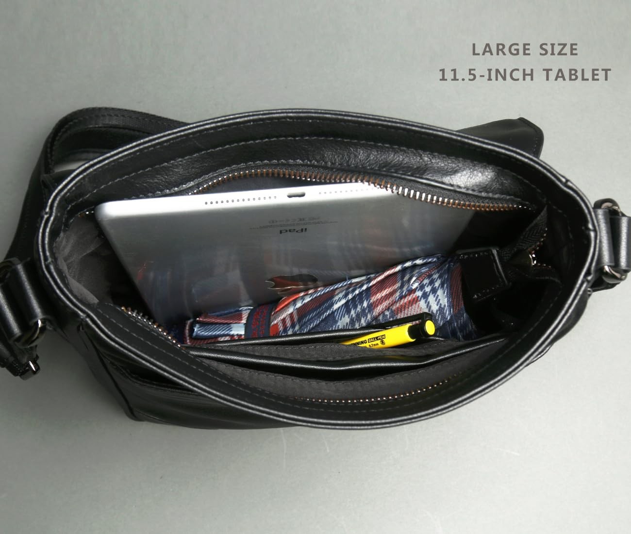 Xuan Wei men’s full grain cowhide messenger bag, high-end messenger bag,