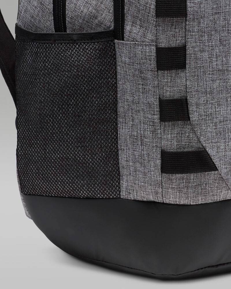 NIKE JORDAN JAM ZONE BACKPACK LAPTOP SCHOOL GYM BAG CARBON HEATHER GREY/BLACK