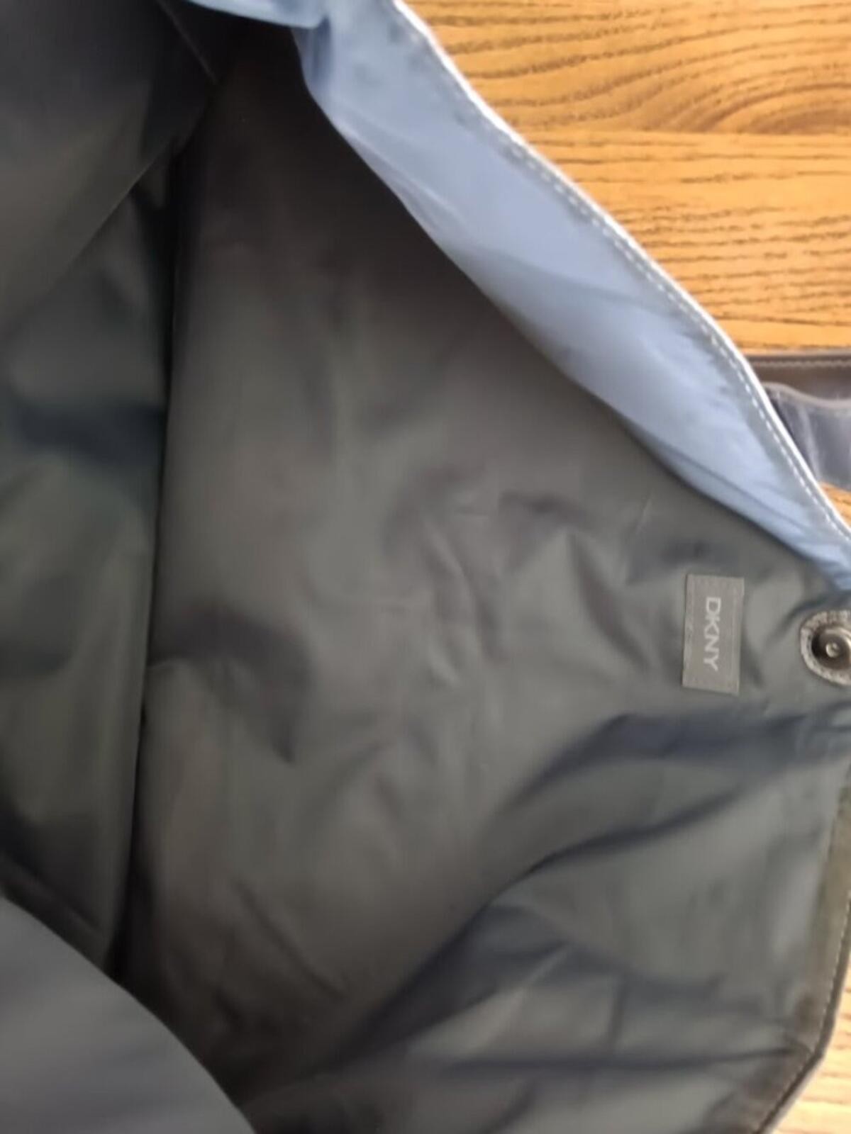 DKNY Silver Tote Bag