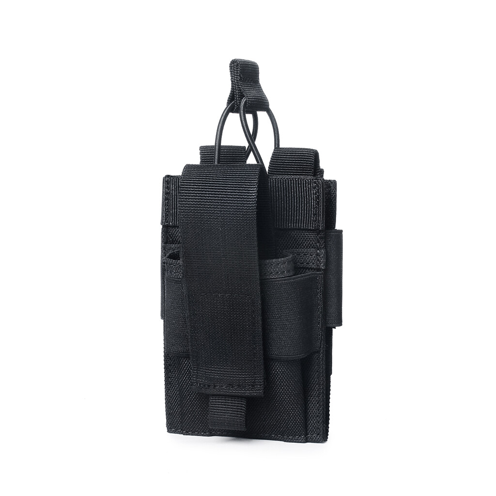 Tactical Molle Phone Pouch Radio Holder EDC Tool Waist Bag Running Hiking Pouch