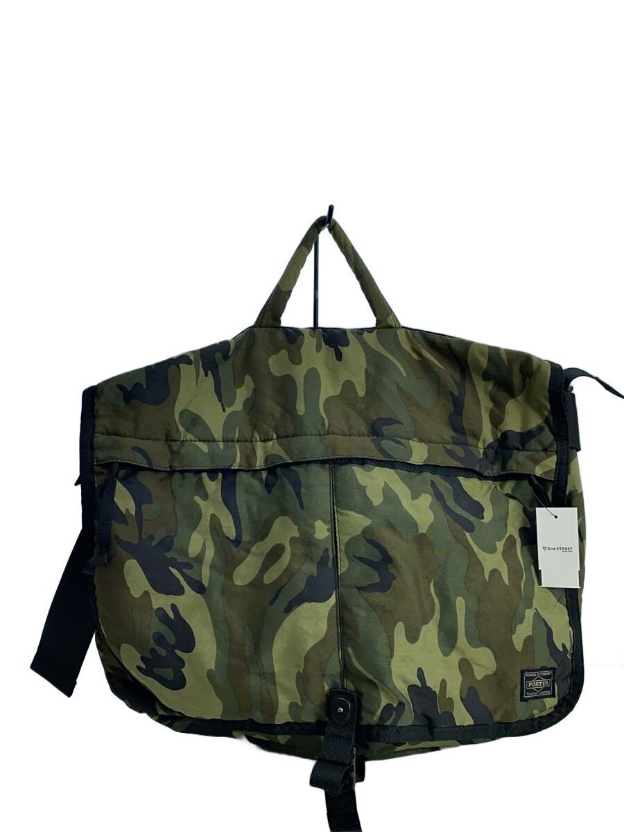 Authentic PORTER Khaki Shoulder Bag 19cm Depth 41cm Height 50cm Width
