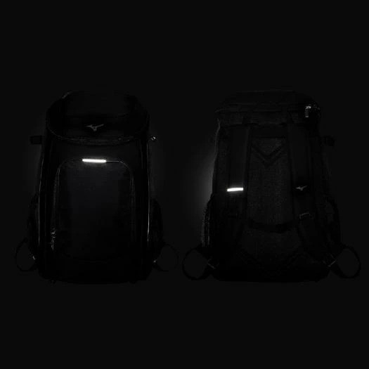 MIZUNO Baseball Softball Backpack 42L Black 1FJDD011 Nylon Polyester NEW
