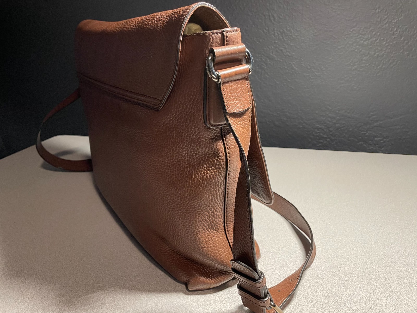 gucci soho messenger bag large brown leather