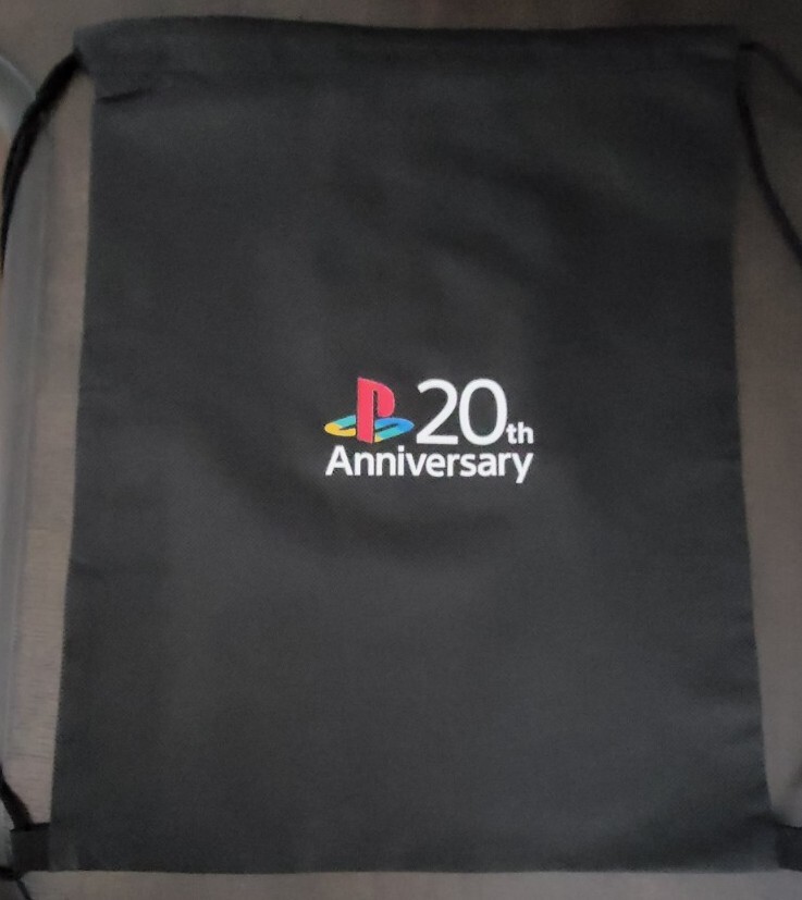 NEW rare!! PlayStation Drawstring lot and one shadow of colosus Japan bag Sony