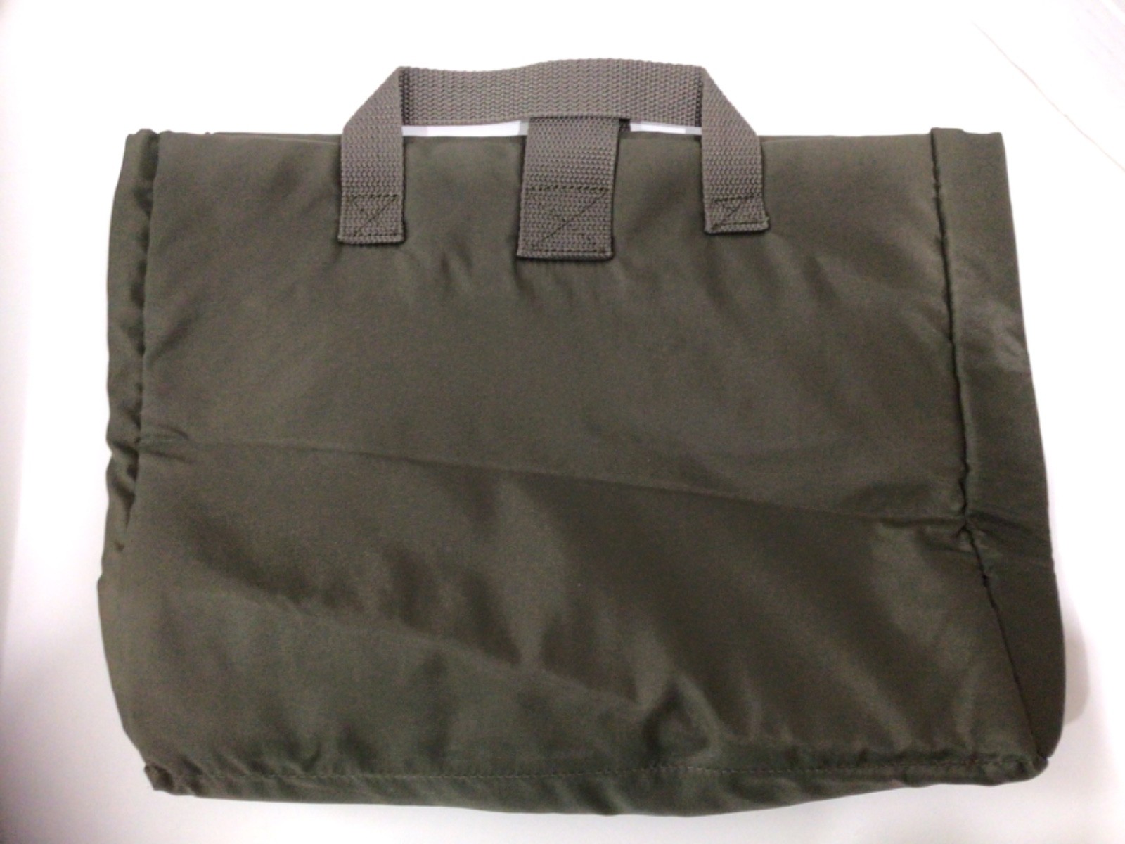 Field & Stream Vintage Gear Messenger Laptop Bag Briefcase Canvas Olive