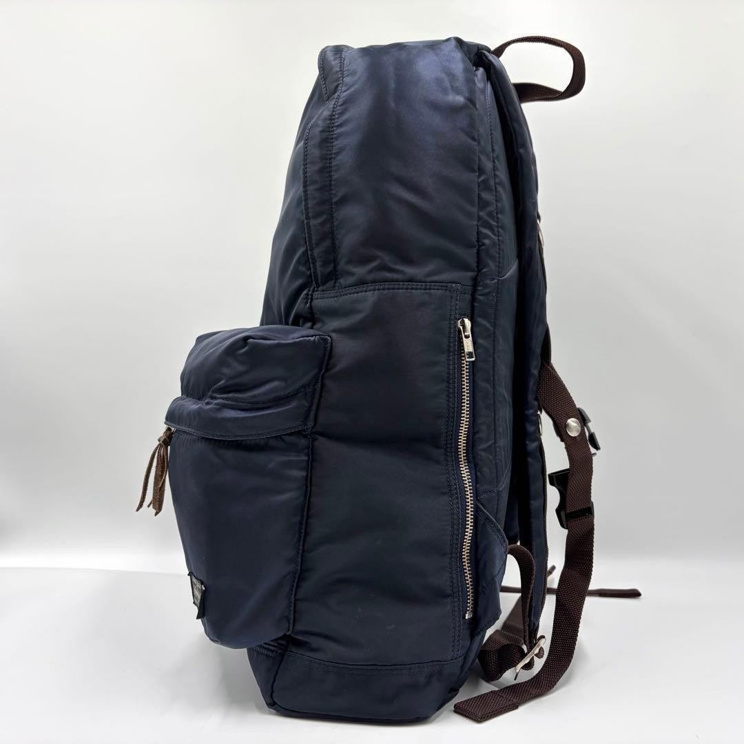 Authentic PORTER × UNDERCOVER Backpack Navy 48cm Men’s Bag Canvas Fabric