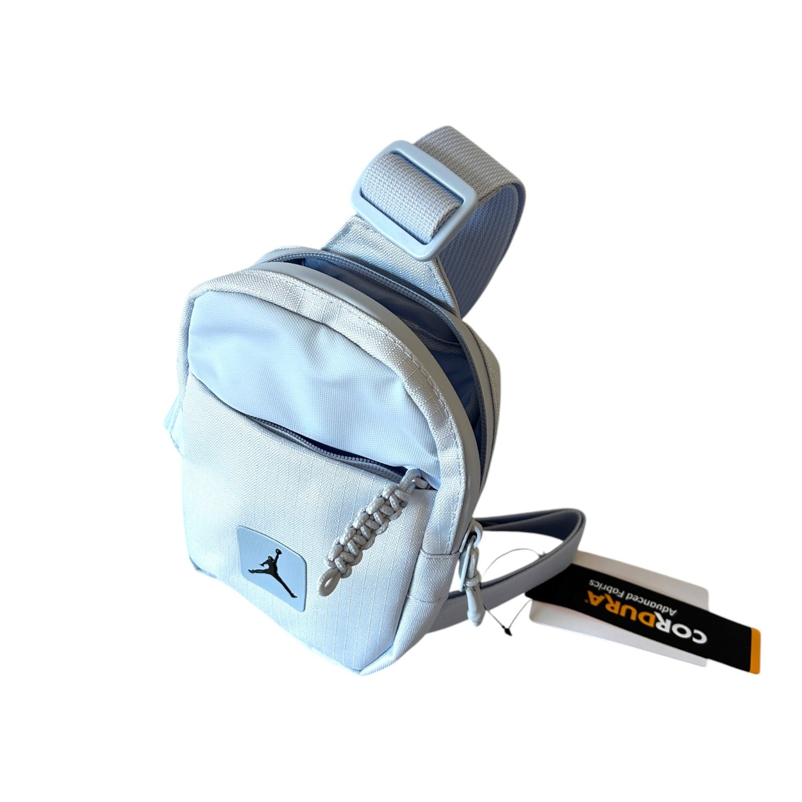 Jordan Jumpman Crossbody Bag Hydrogen Blue Cordura Shoulder Shoulder Men Women Blue