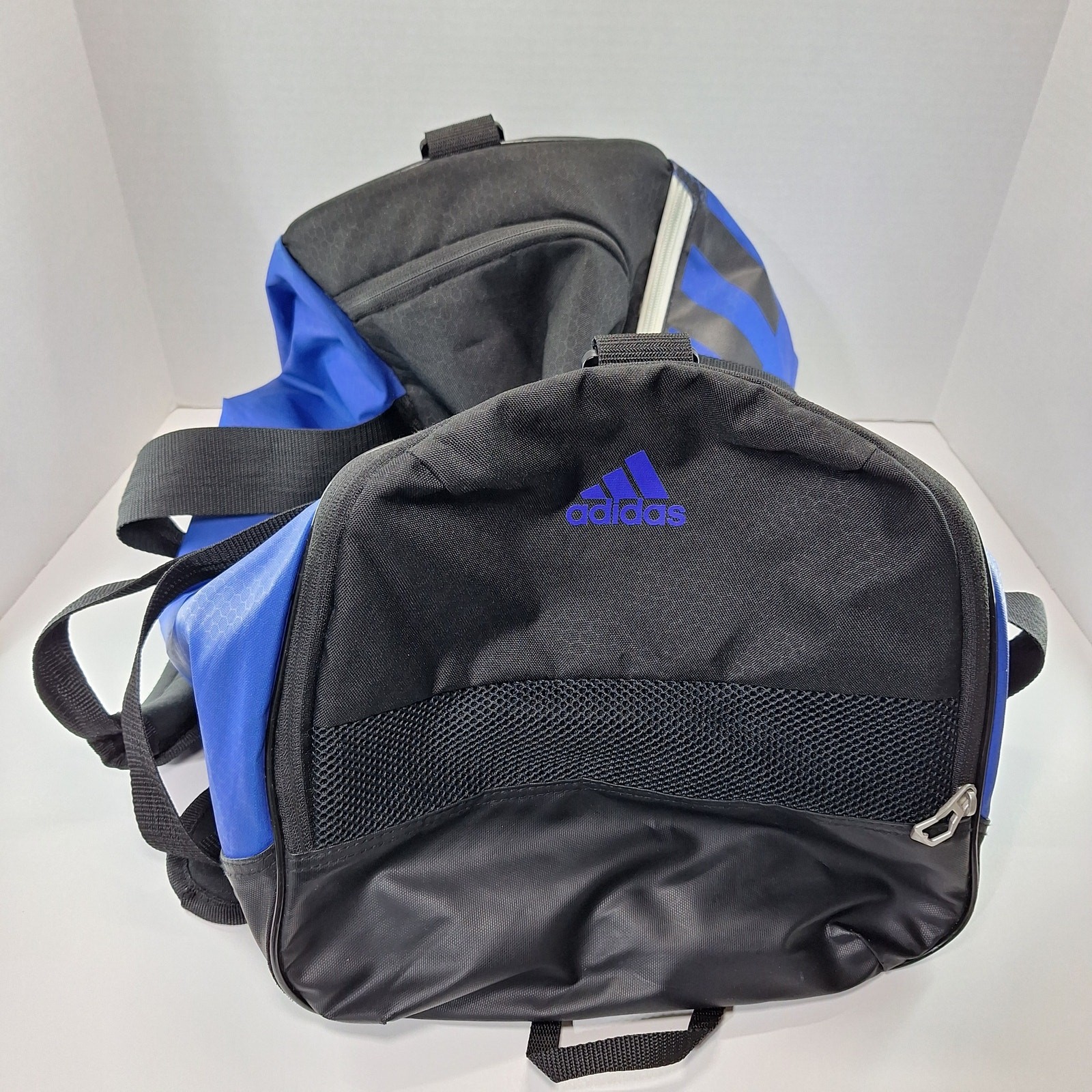 Adidas 2017 Team Issue Duffel Bag Medium Blue Hydro Shield Gym Sports Travel