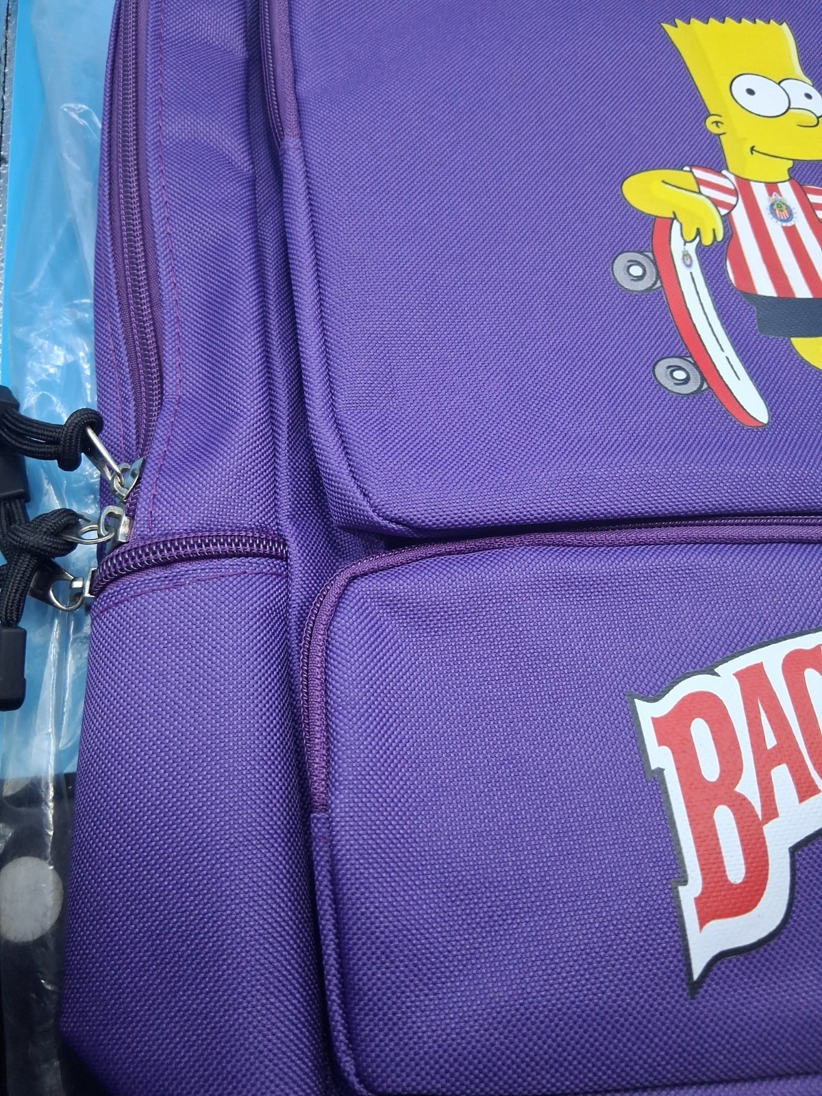 Large Capacity Backwoods Bart Backpack Purple Laptop Backpack Travel Bag. New