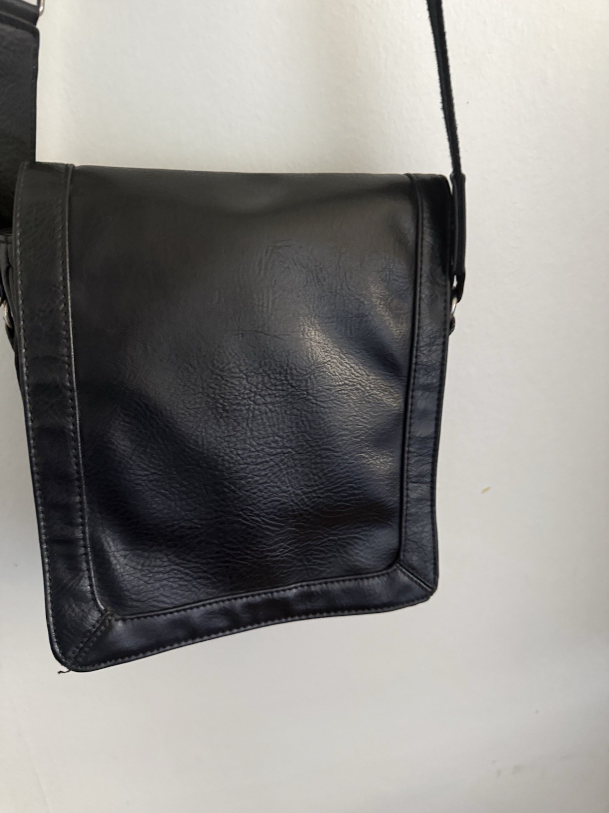 leather messenger bag men used