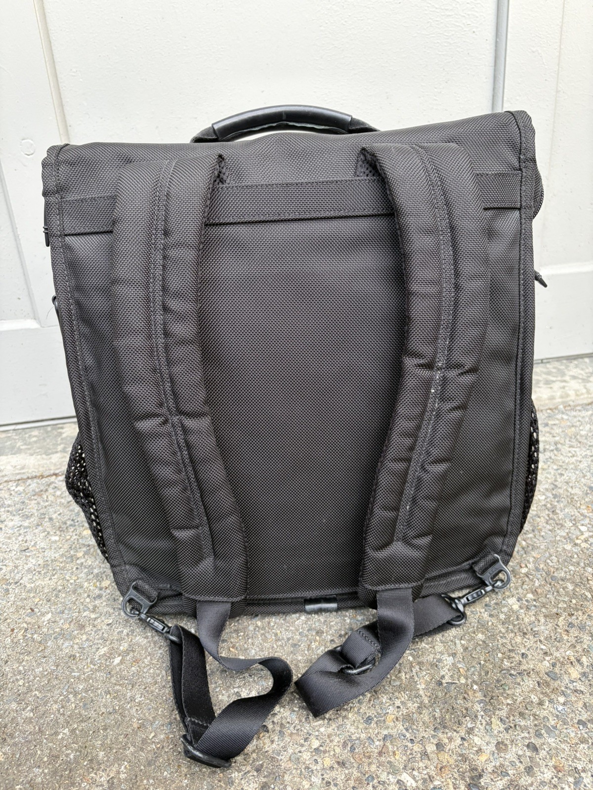 TUMI Black Ballistic Nylon Utility Backpack Travel Laptop Backpack
