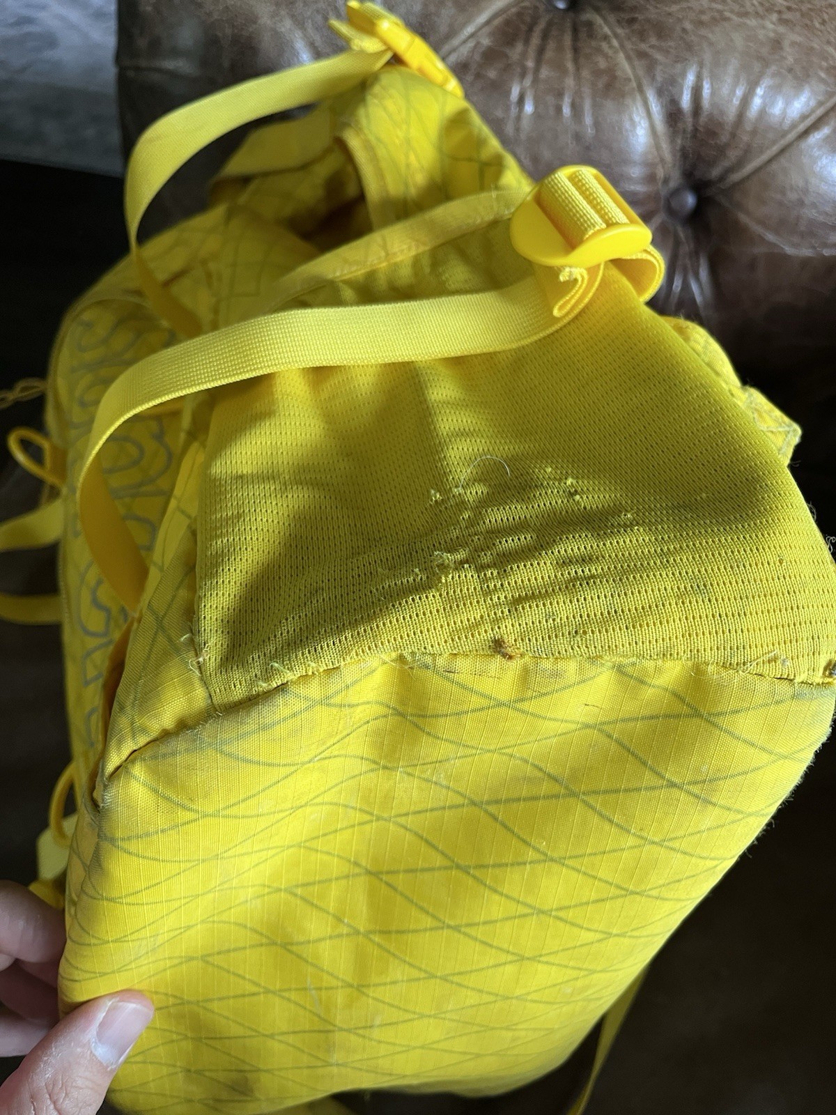 Supreme FW18 Backpack in Yellow