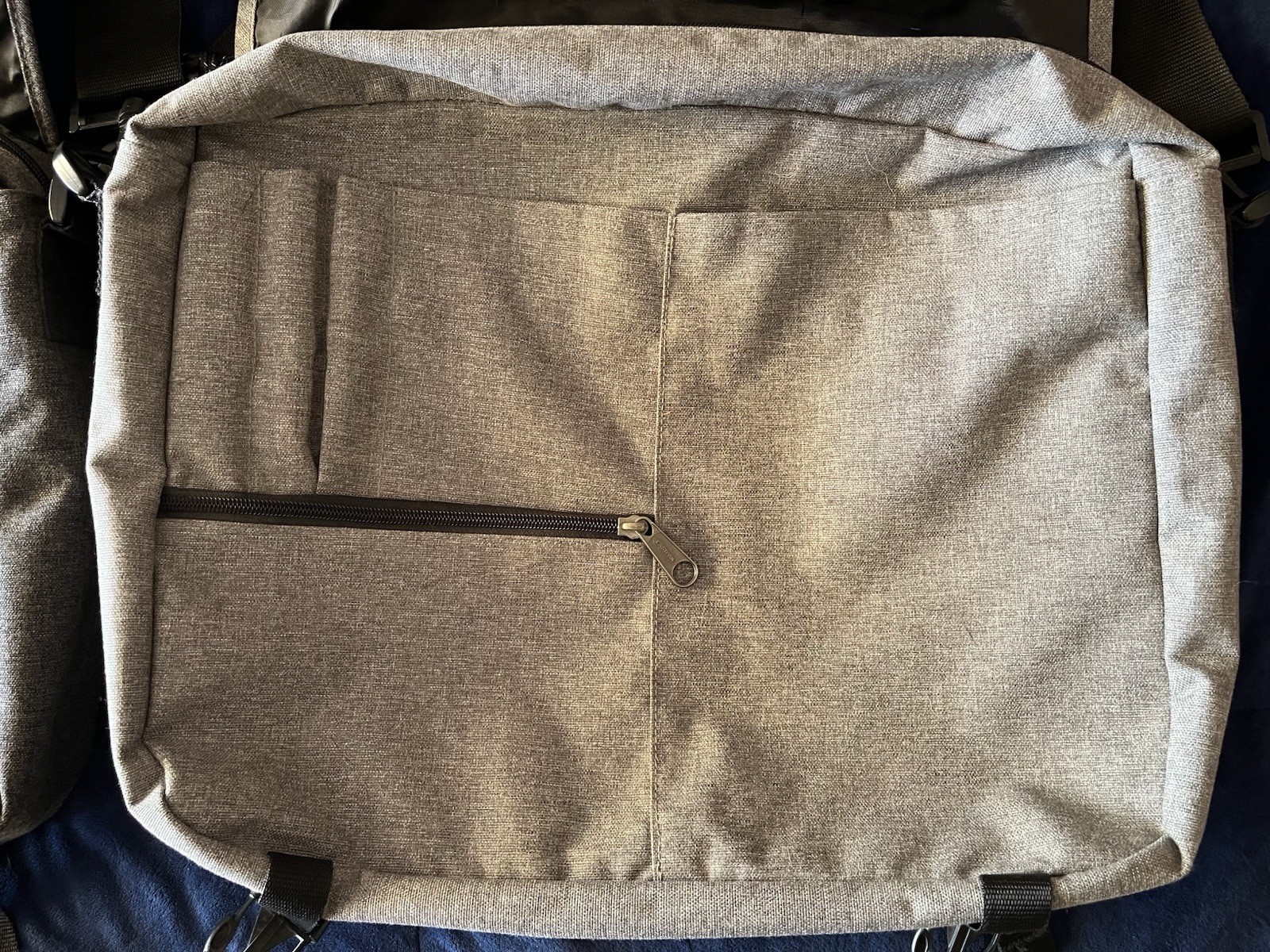 Eastpak Backpack Messenger Bag(s), Laptop Sleeve, Pen Holder, Zipper, Grey, Dark