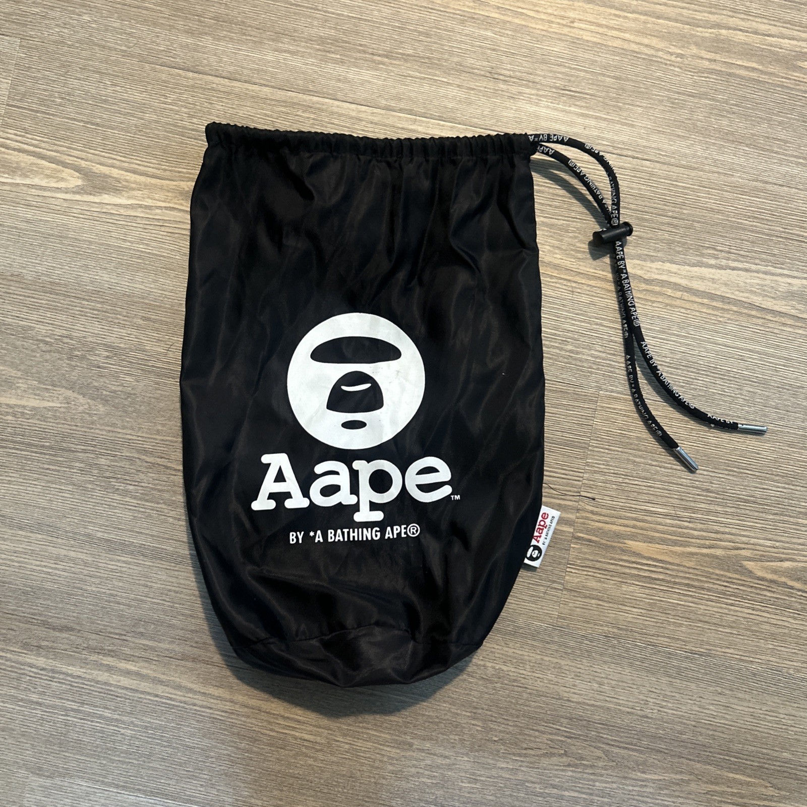 NEW – Aape By *A Bathing Ape Drawstring Bag (13-inches Long, 9-inches Wide)