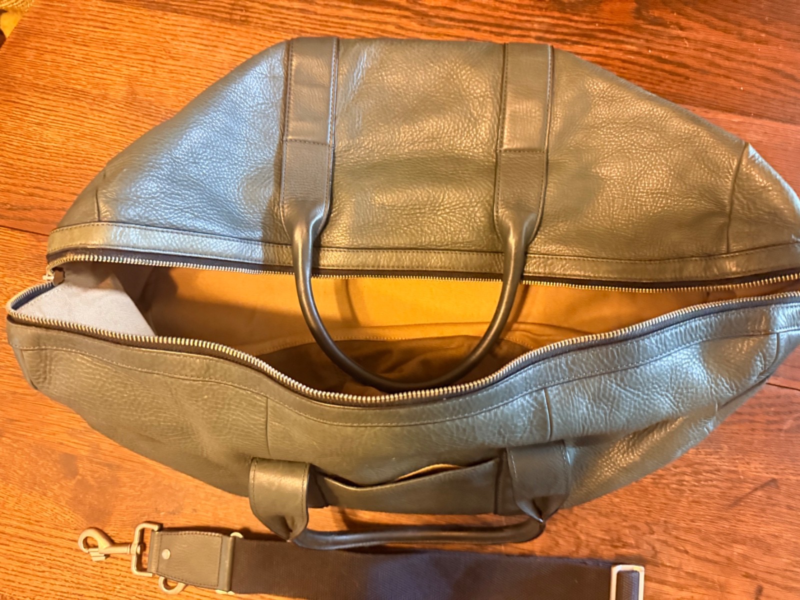 Rare Jack Spade Green Duffle Bag