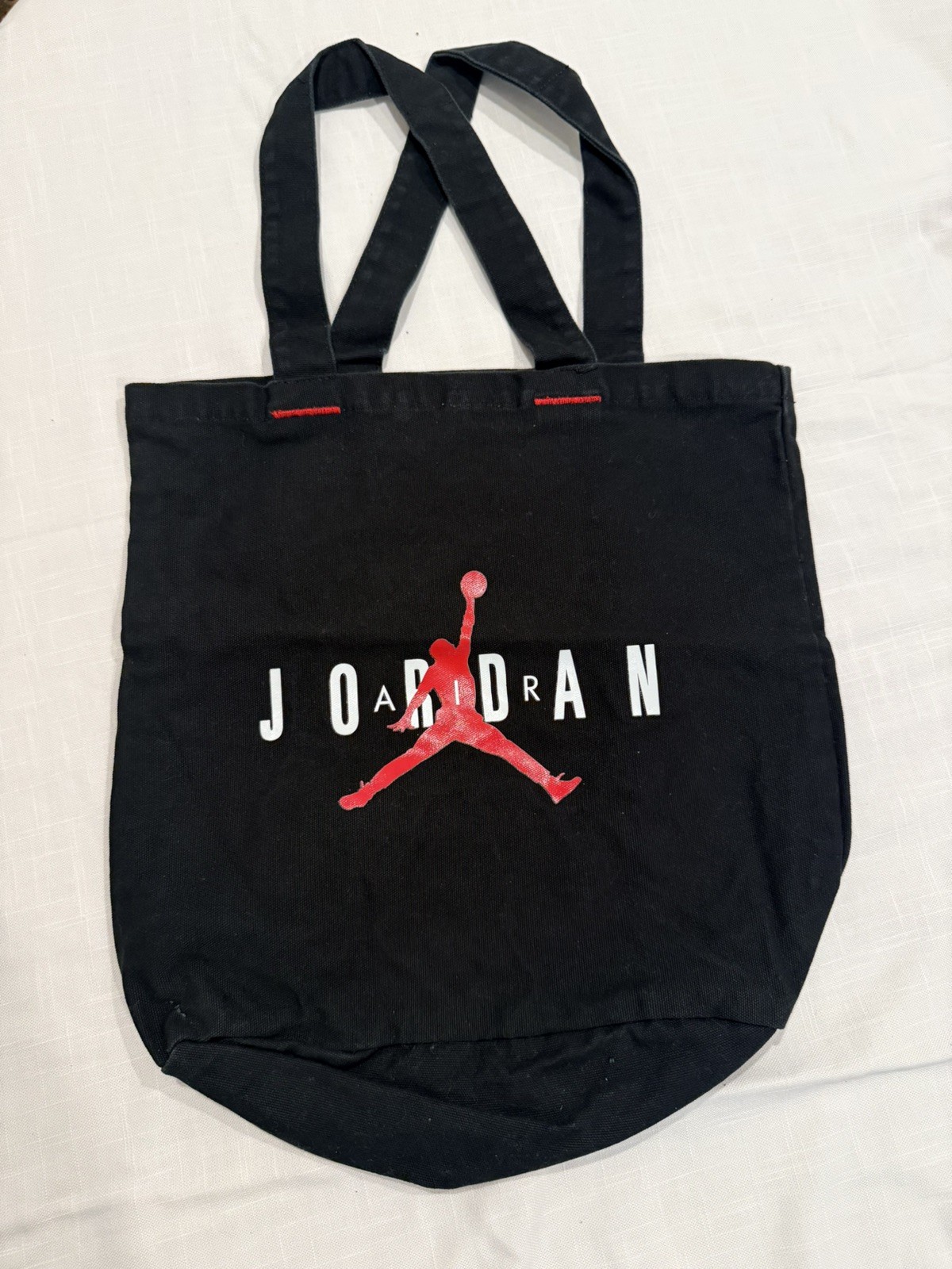 Air Jordan Black tote Book Bag Canvas Jumpman Logo