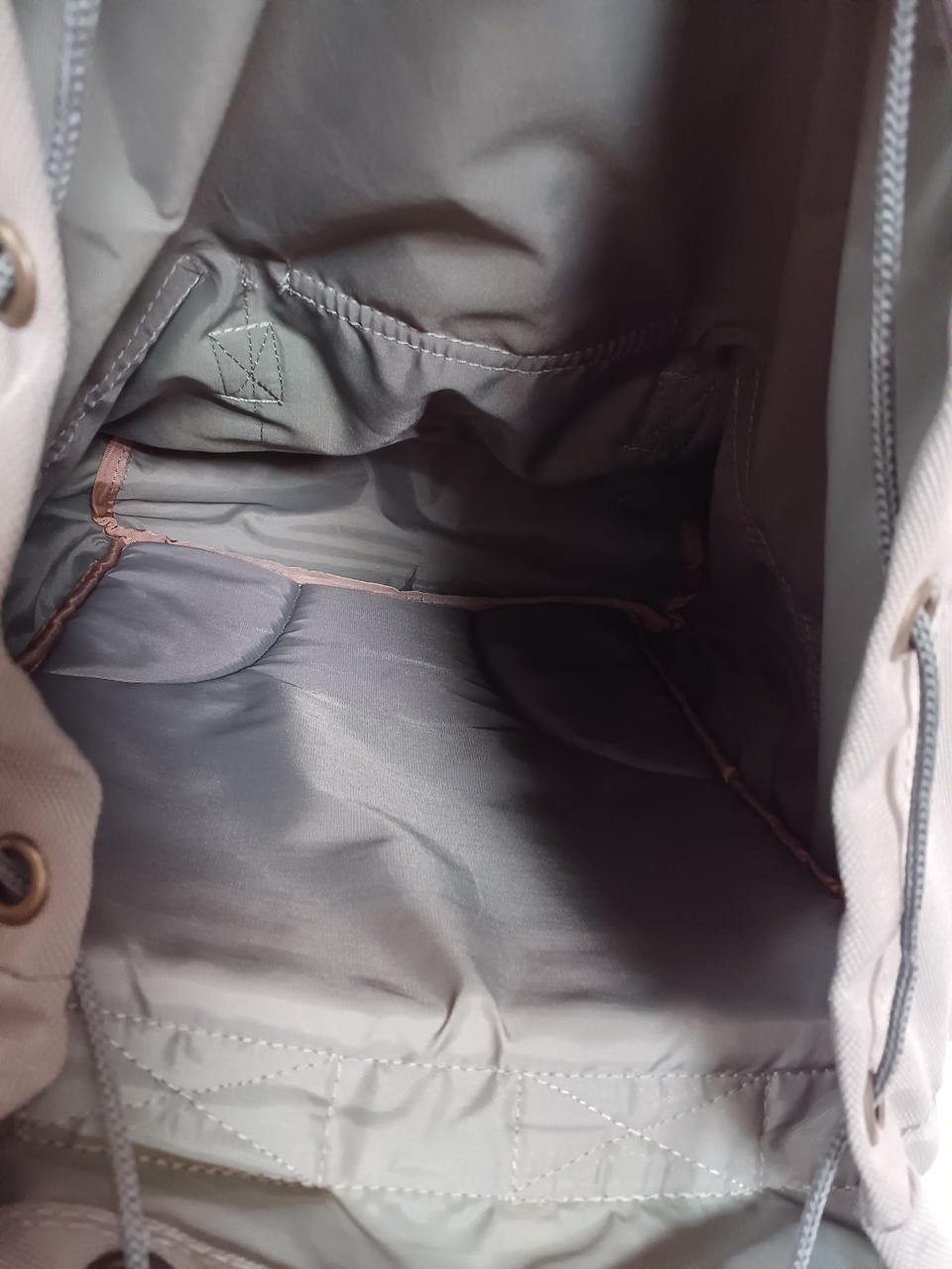 OSIRIS Shoes Backpack Light Grey Large Storage Bag Used