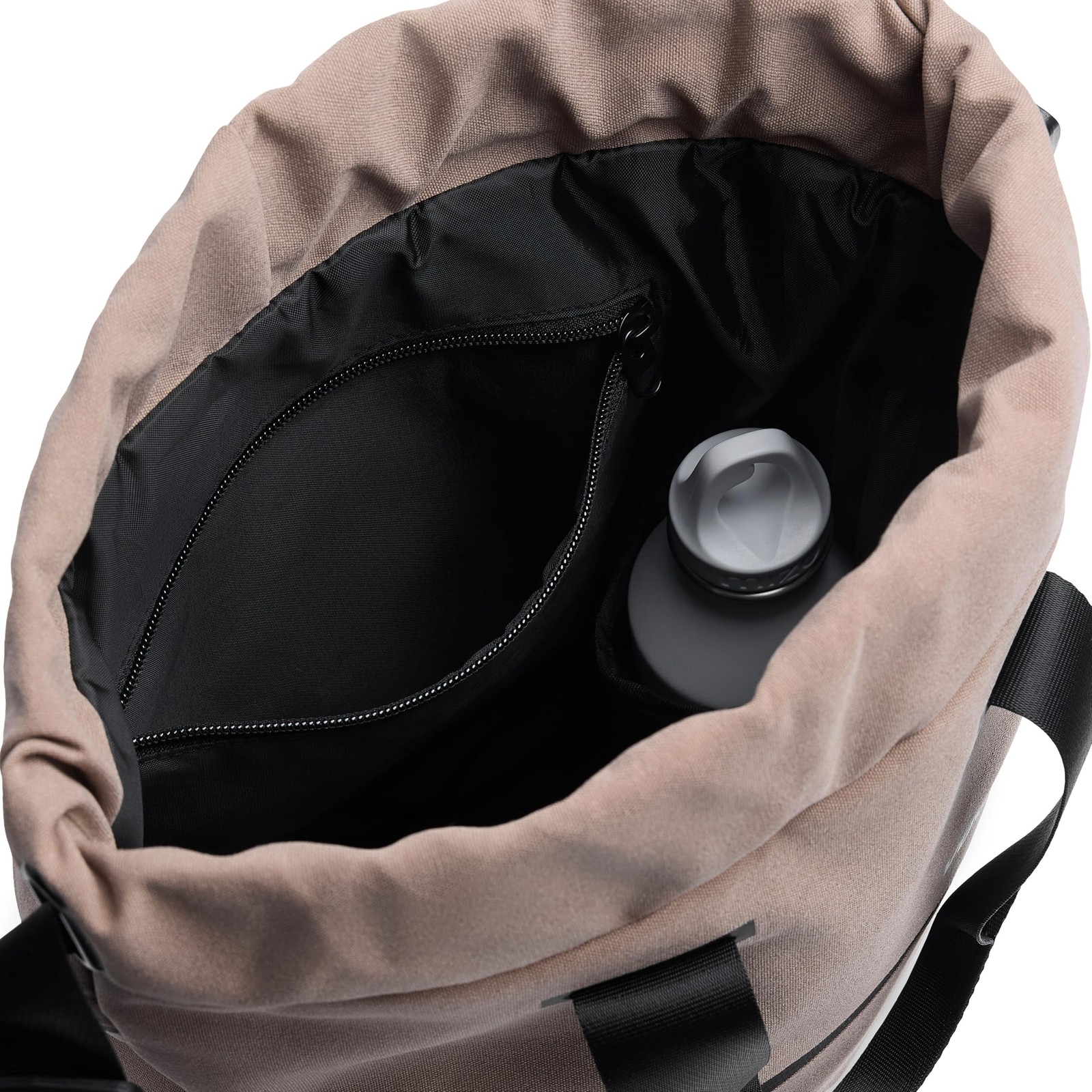 23L Flex Cinch Drawstring Backpack, Neutral Color Block – Lightweight Travel …