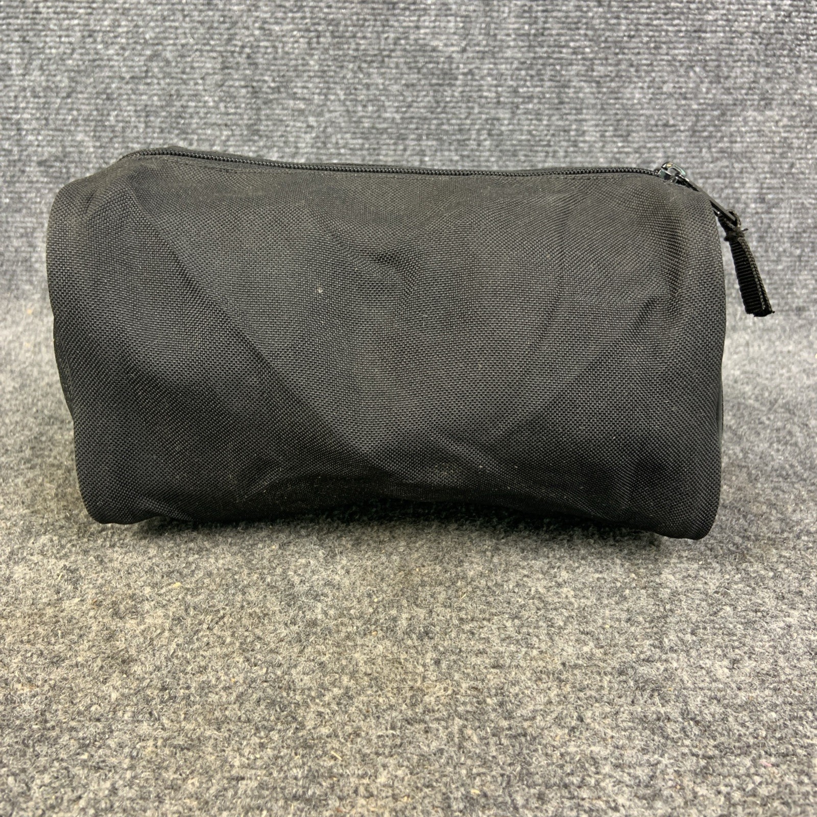 Adidas Black Toiletry Kit Travel Bag Small Zipper Logo Pouch 8.5”x5”x5″ Makeup