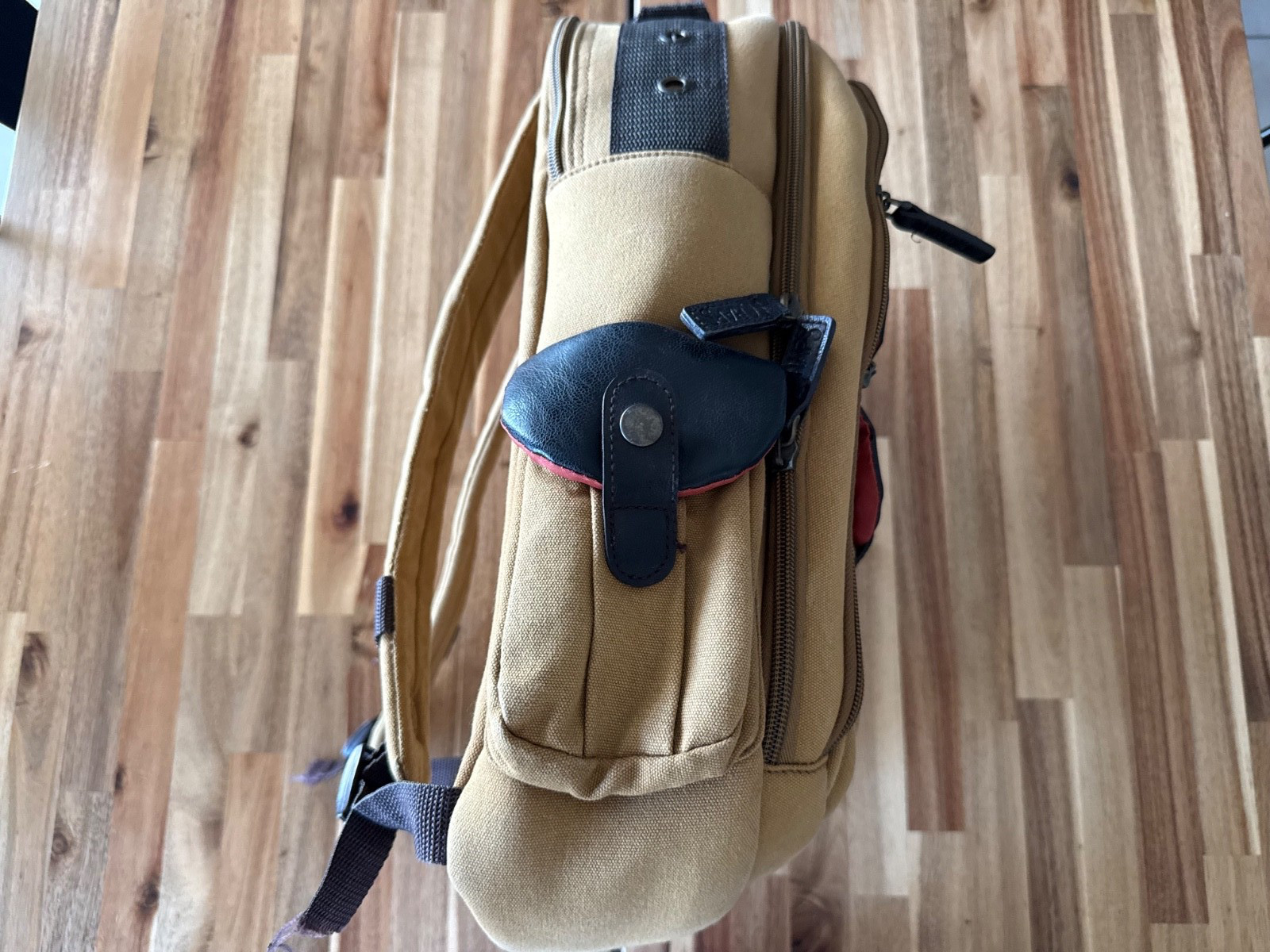 Chaps Backpack Heavyweight Canvas Pockets, Travel