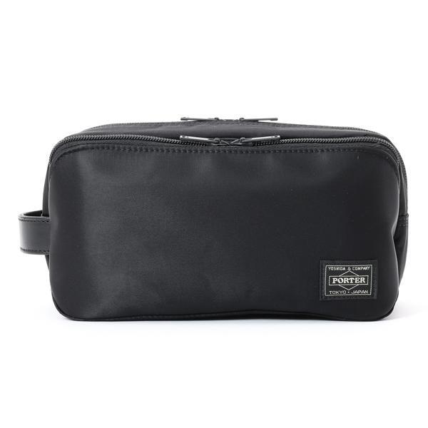 PORTER TIME Pouch 655-17877 Black Yoshida japan seller authentic