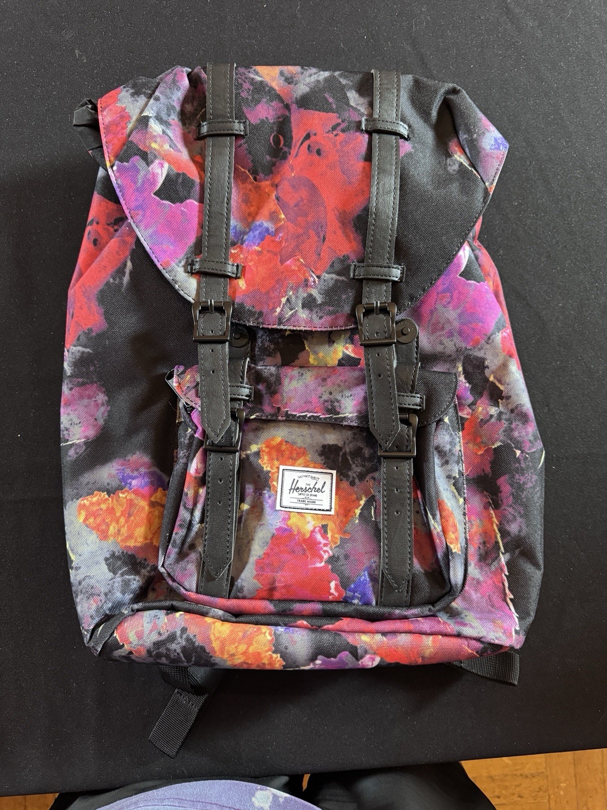 Herschel Supply Little America Mid Watercolor Floral 13” Laptop Sleeve NWT Bag