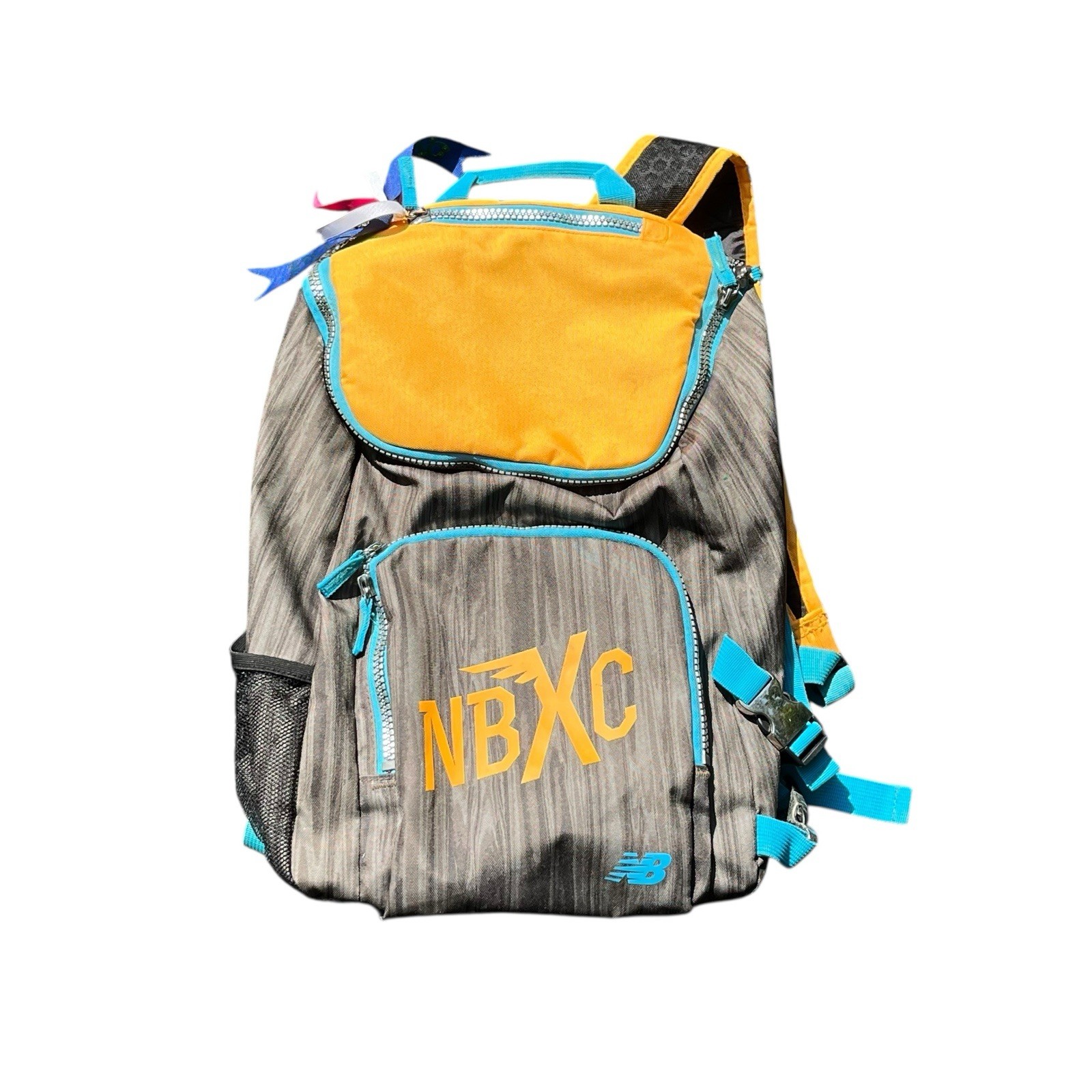 New Balance X Cross Country Multi Color Backpack School Sport Travel NBXC