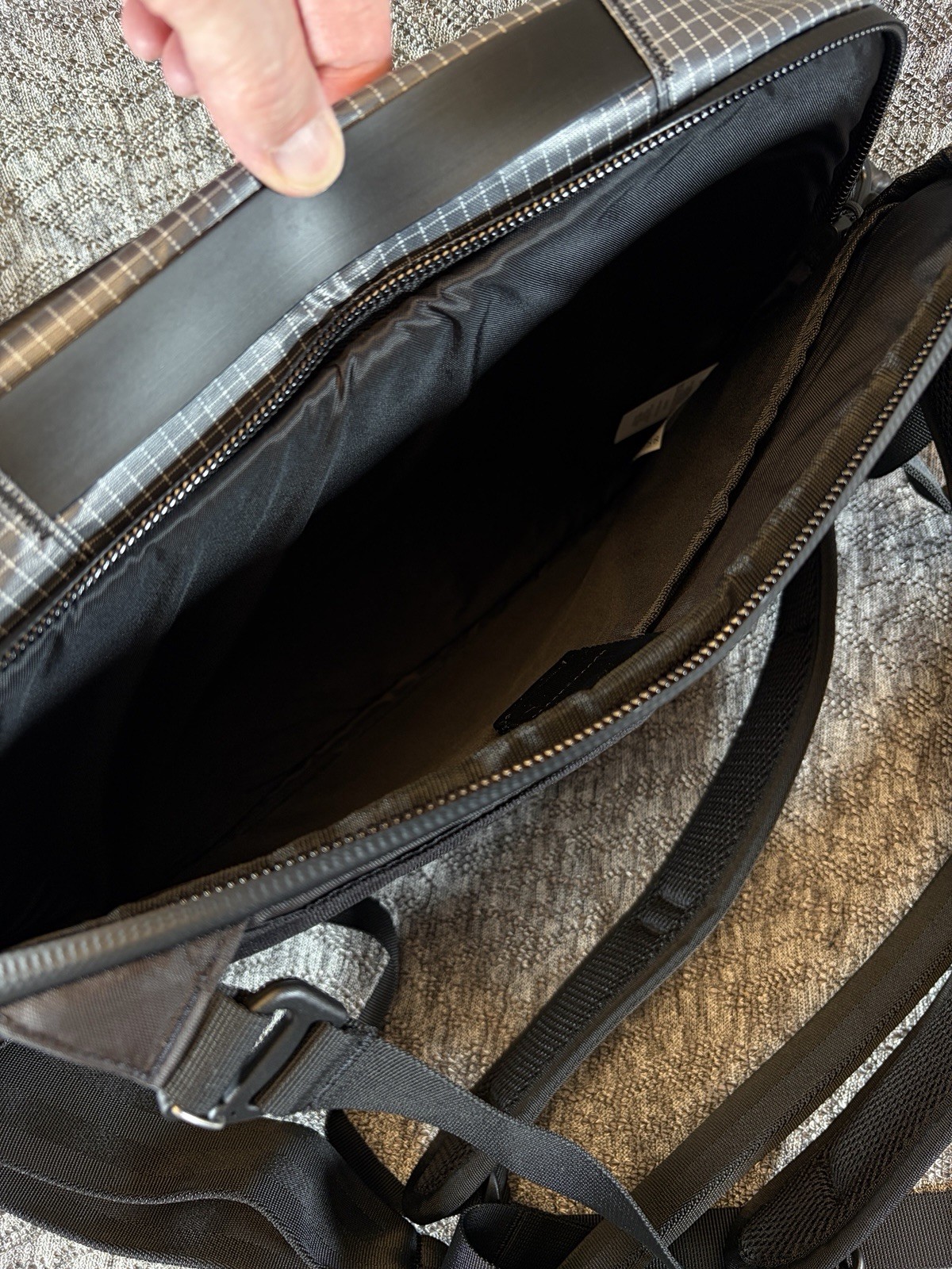 Topo Designs Apex Global Briefcase Travel Bag Backpack Black NWT