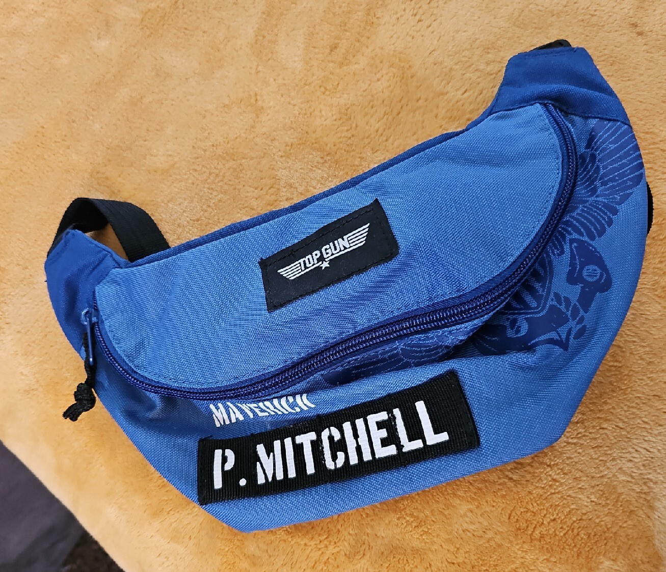 Top Gun Fanny Pack Hiking Bag ‘Maverick P. Mitchell’ Blue 2020