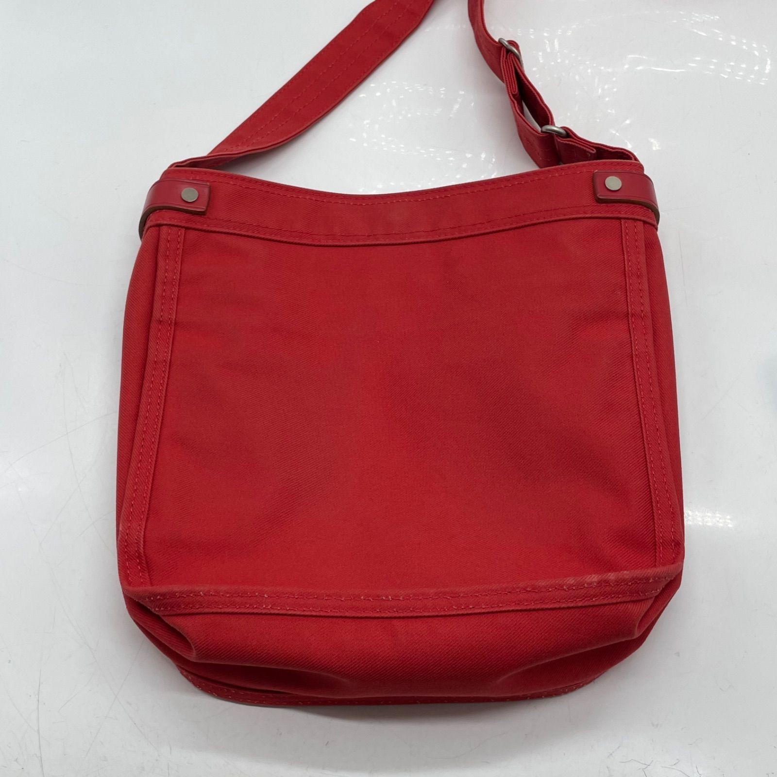 Porter Girl Naked Shoulder Bag Red 30cm x 27cm x 9cm Good Condition