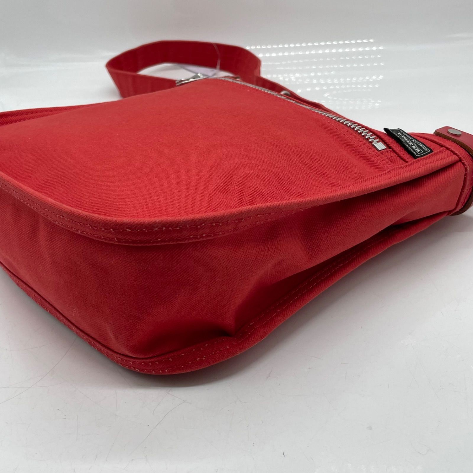 Porter Girl Naked Shoulder Bag Red 30cm x 27cm x 9cm Good Condition