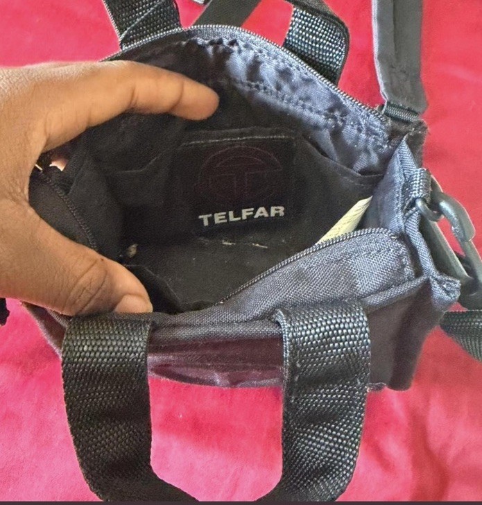 TELFAR x Eastpack Black Small Mini Zip Crossbody Bag