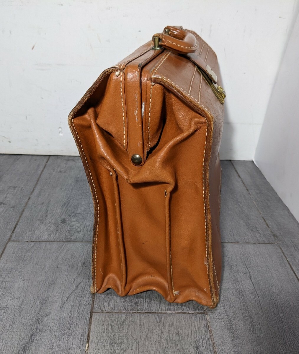 Vintage Leathercraft Briefcase Split Cowhide Leather Doctor’s Bag
